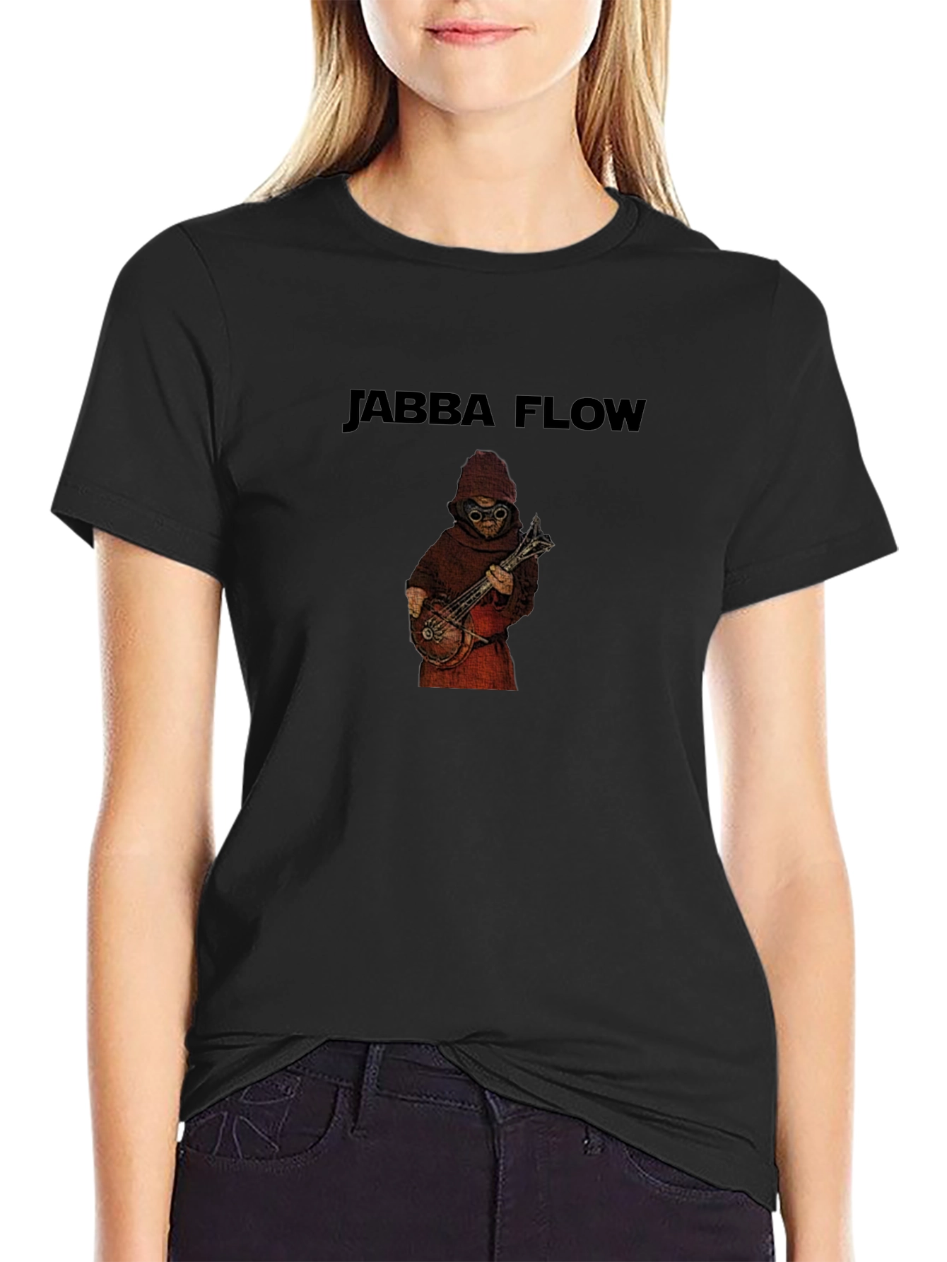 Jabba Flow T-Shirt: Star Wars Alien Musician Tee