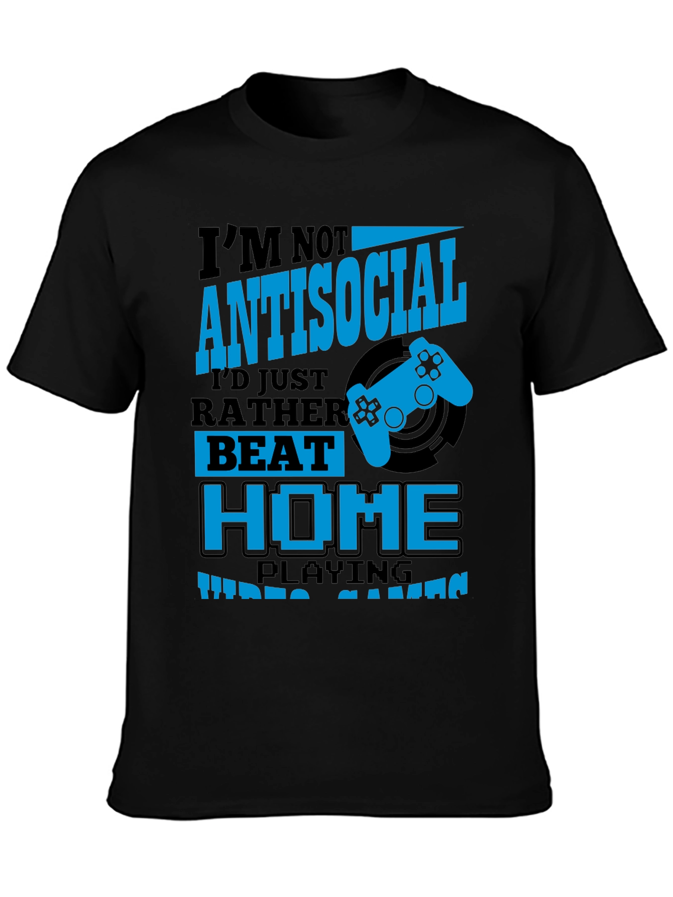Im Not Antisocial Funny Gamer T-Shirt