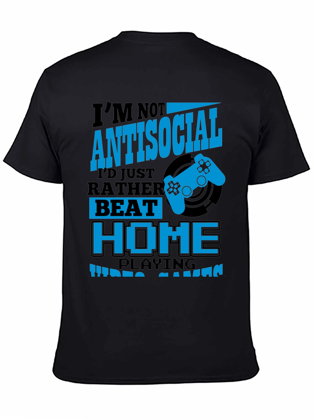 Im Not Antisocial Funny Gamer T-Shirt
