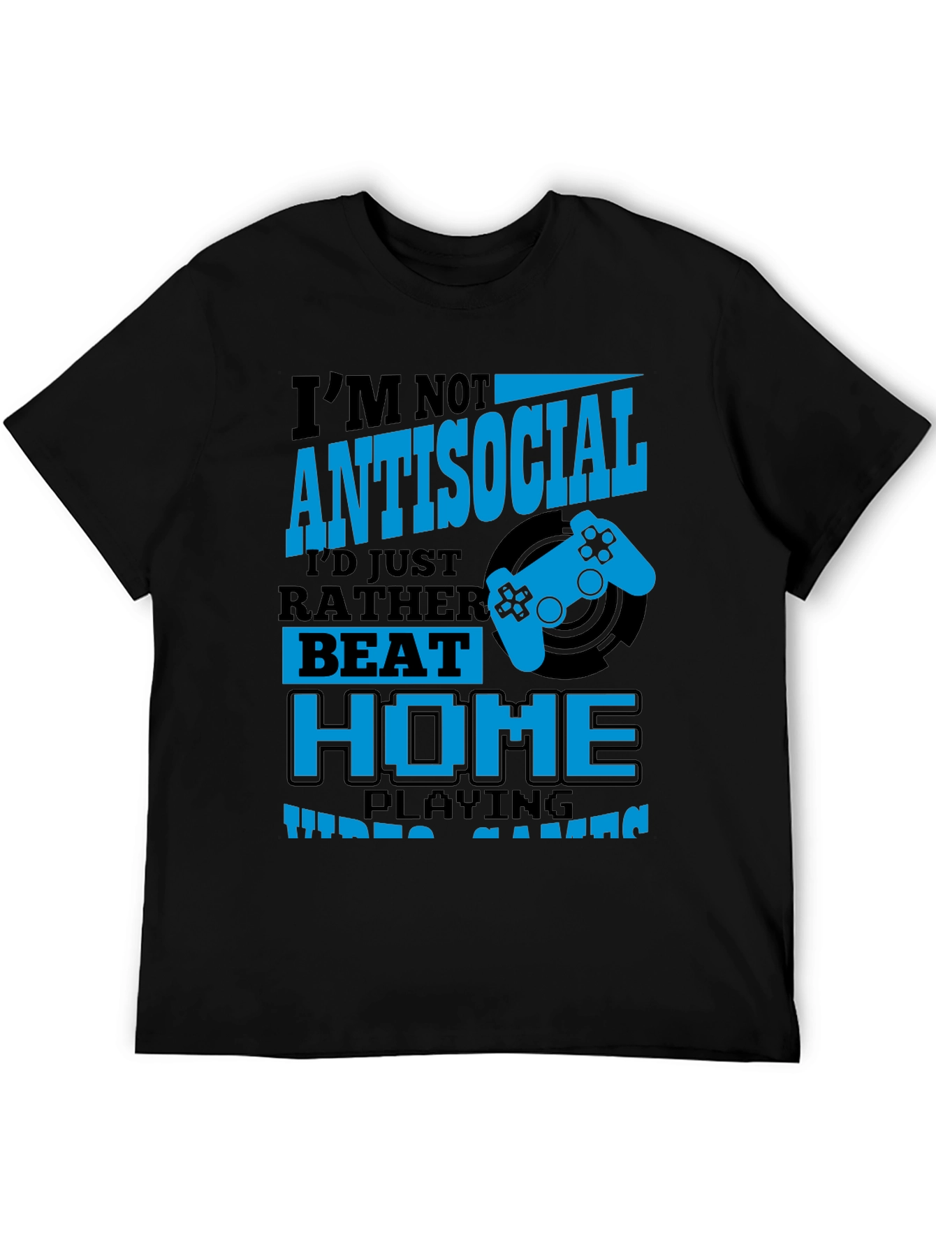 Im Not Antisocial Funny Gamer T-Shirt