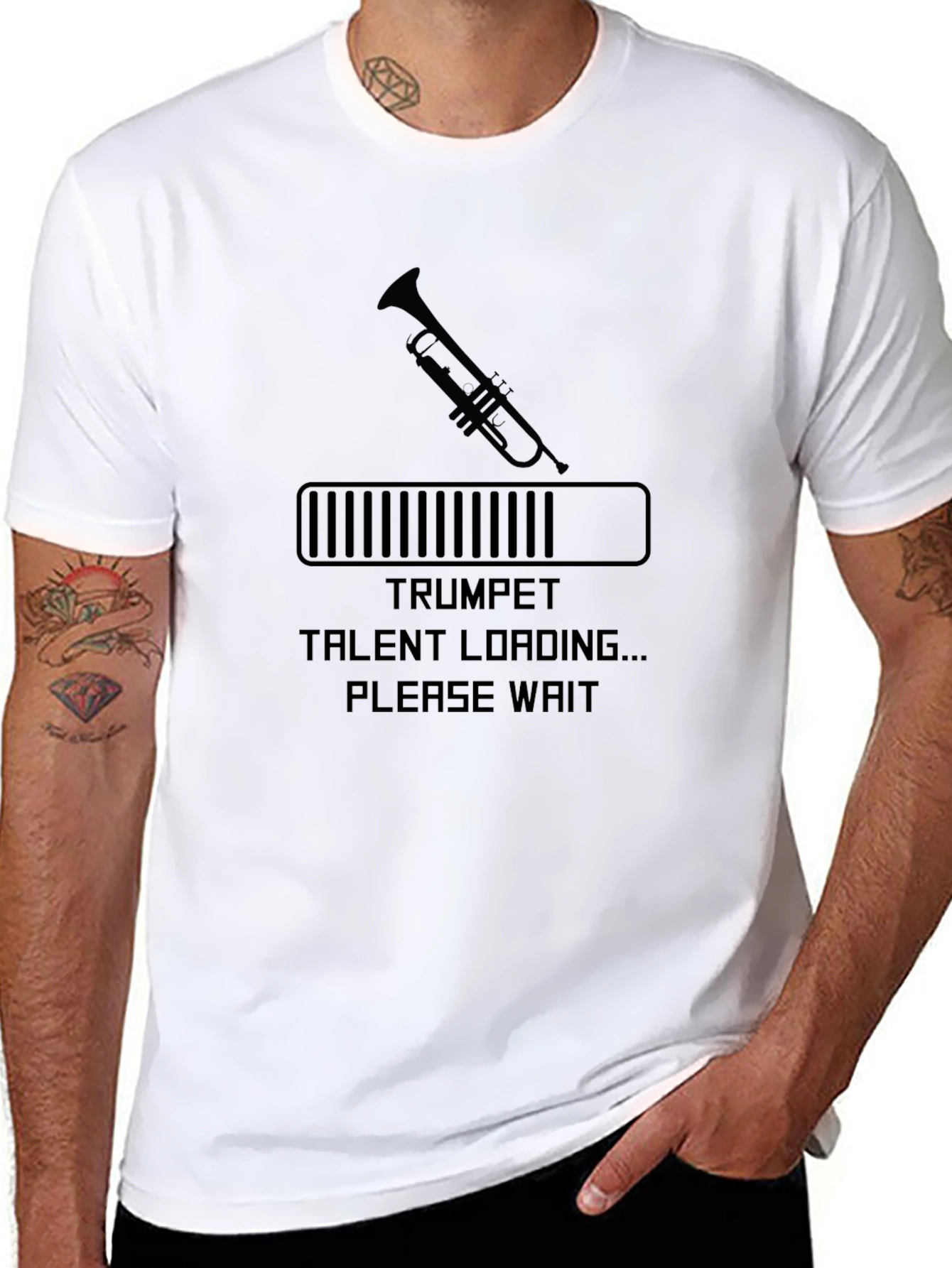 Trumpet Talent Loading Funny Musician T-Shirt