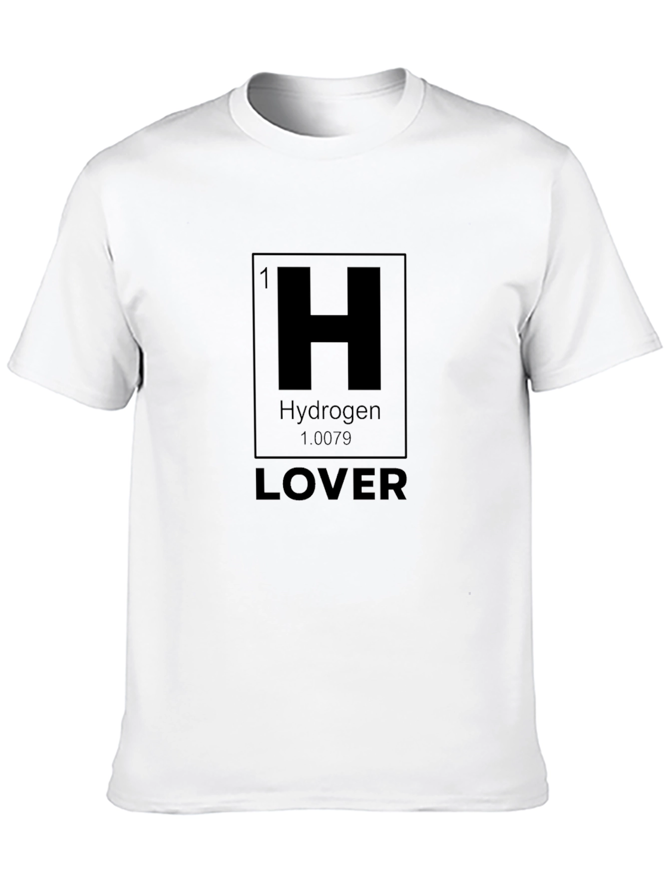Hydrogen Lover Black T-Shirt - Chemistry Humor Tee