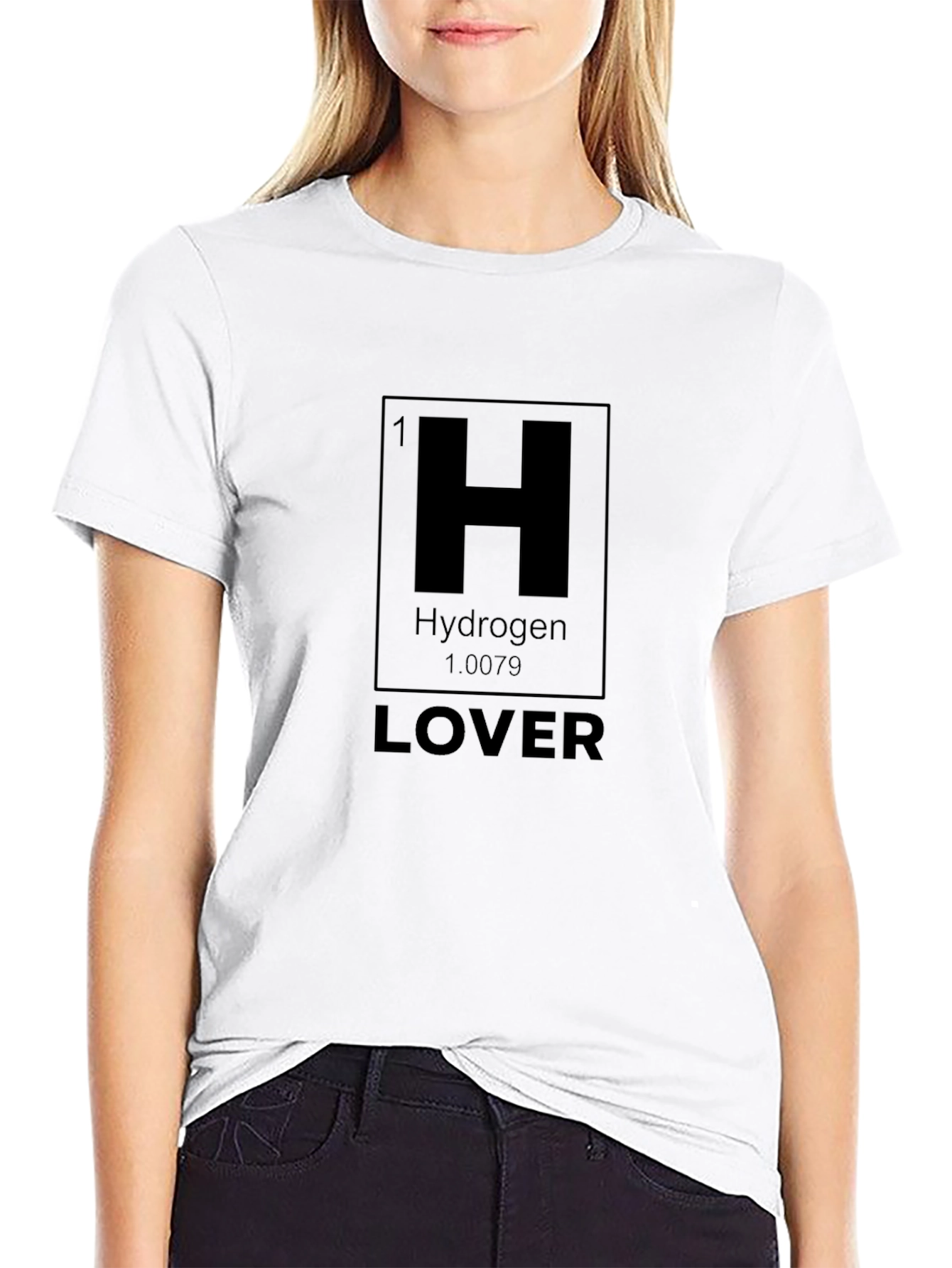Hydrogen Lover Black T-Shirt - Chemistry Humor Tee