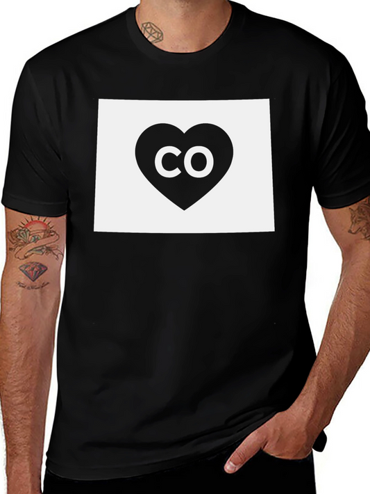Colorado Love T-Shirt | State Pride Black Tee