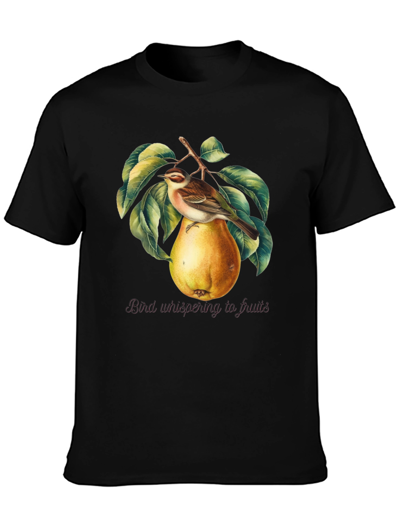 Bird and Pear Graphic Tee