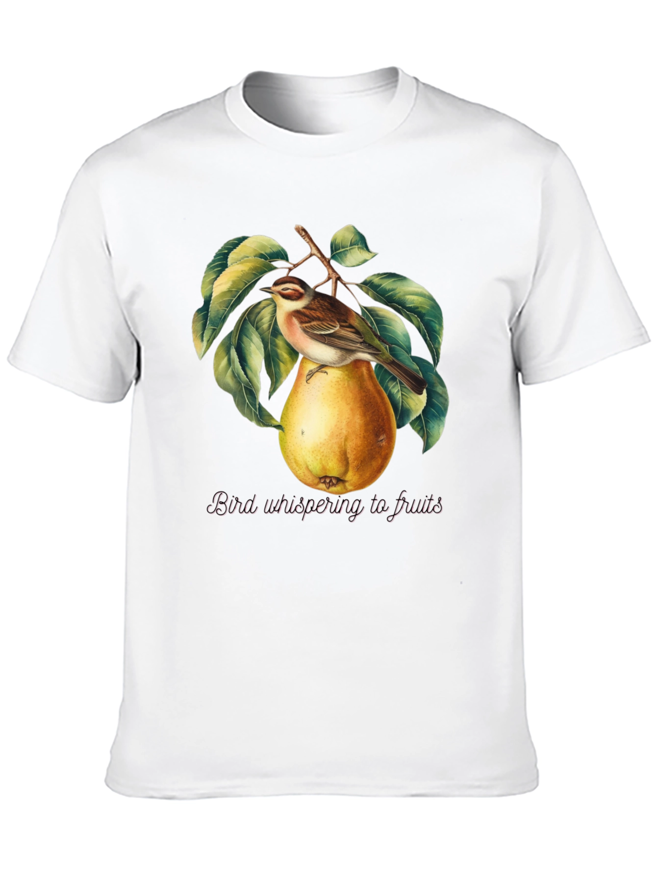 Bird and Pear Graphic Tee
