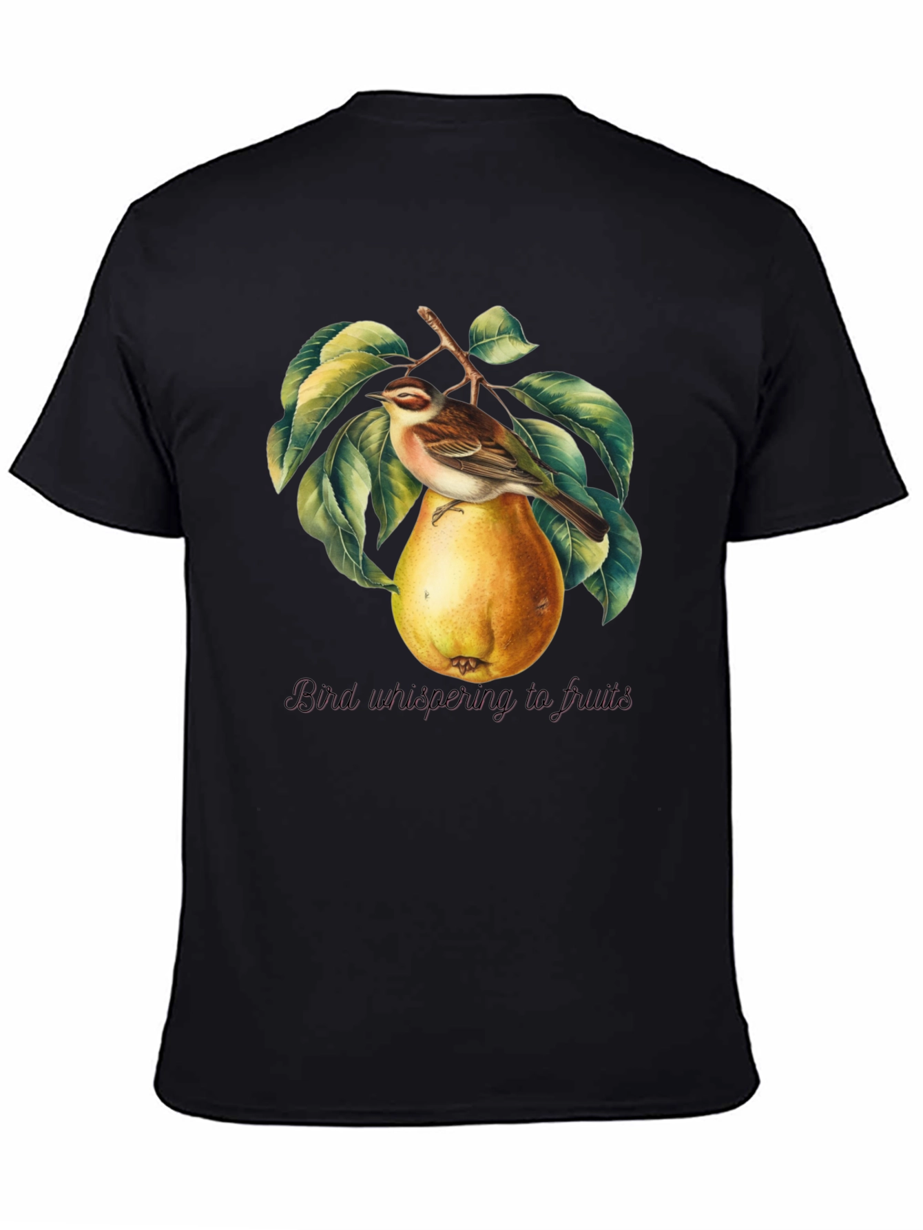 Bird and Pear Graphic Tee