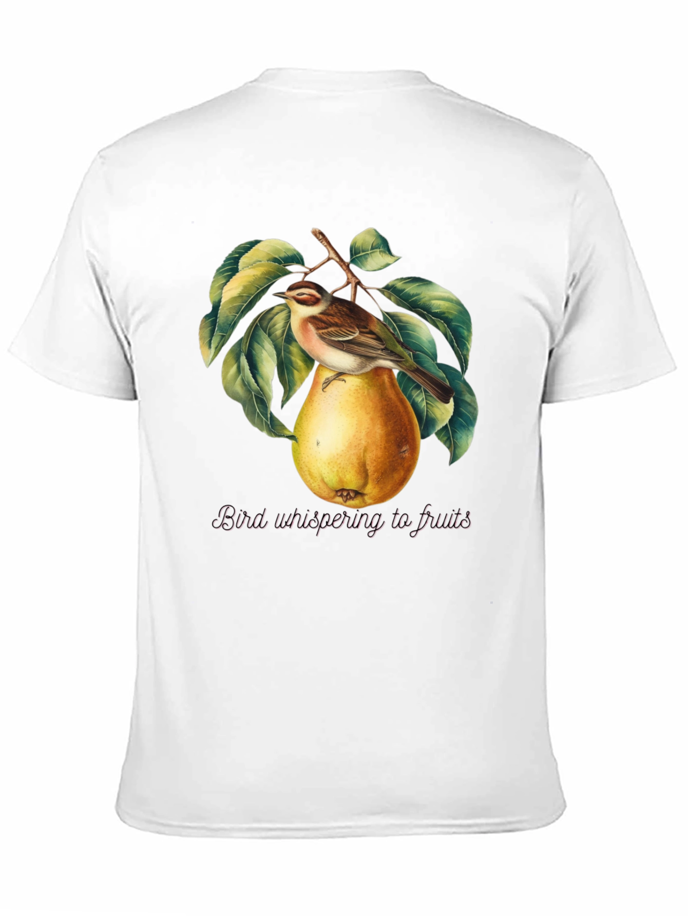 Bird and Pear Graphic Tee