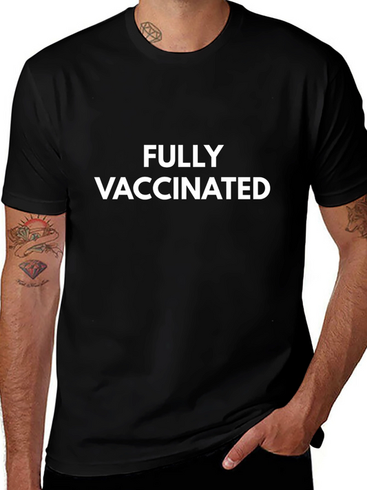 Fully Vaccinated Black T-Shirt