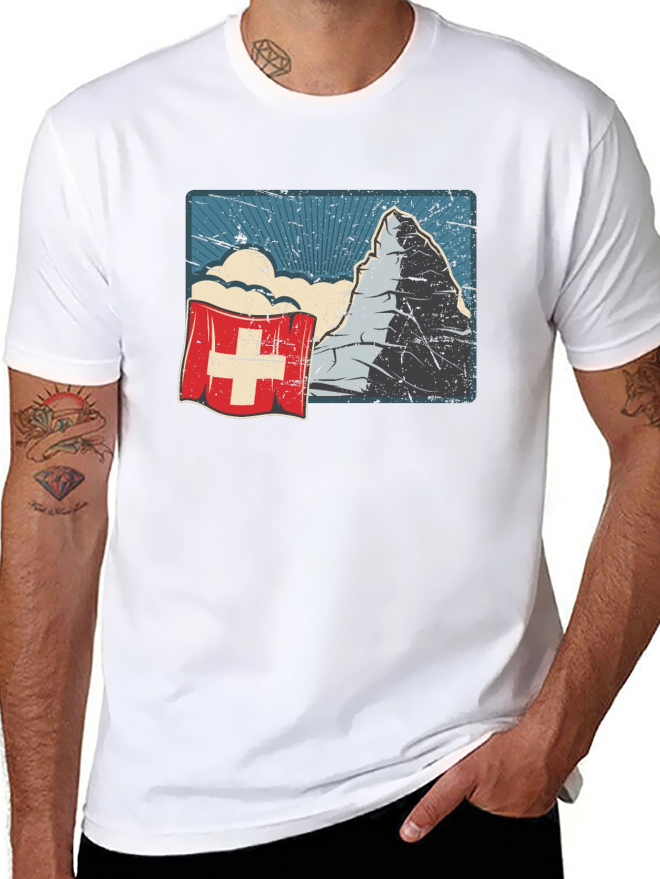 Swiss Mountain T-Shirt - Classic Design
