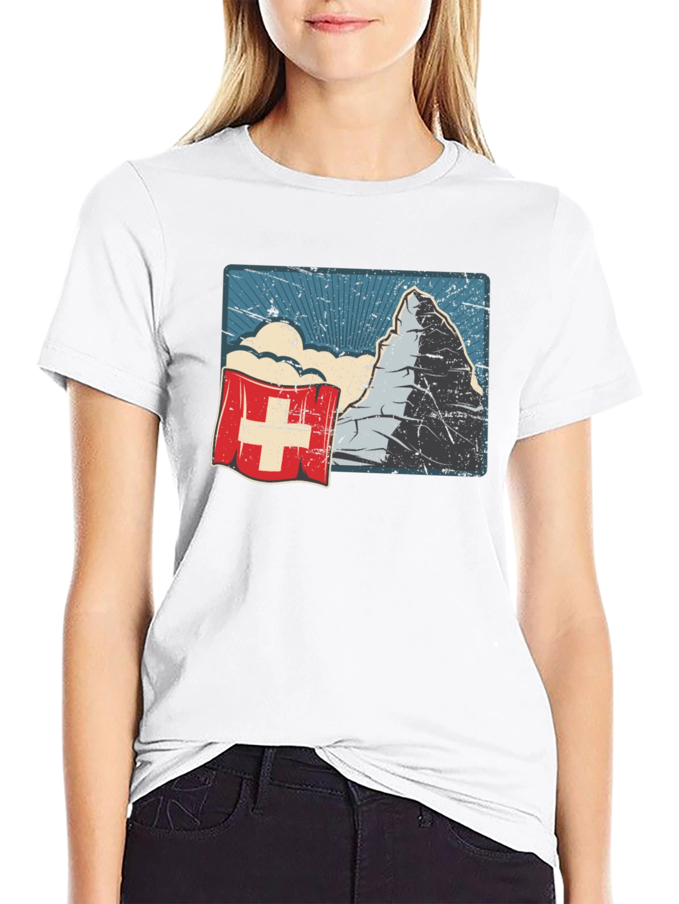 Swiss Mountain T-Shirt - Classic Design