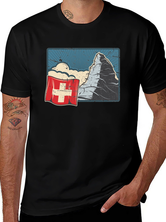 Swiss Mountain T-Shirt - Classic Design