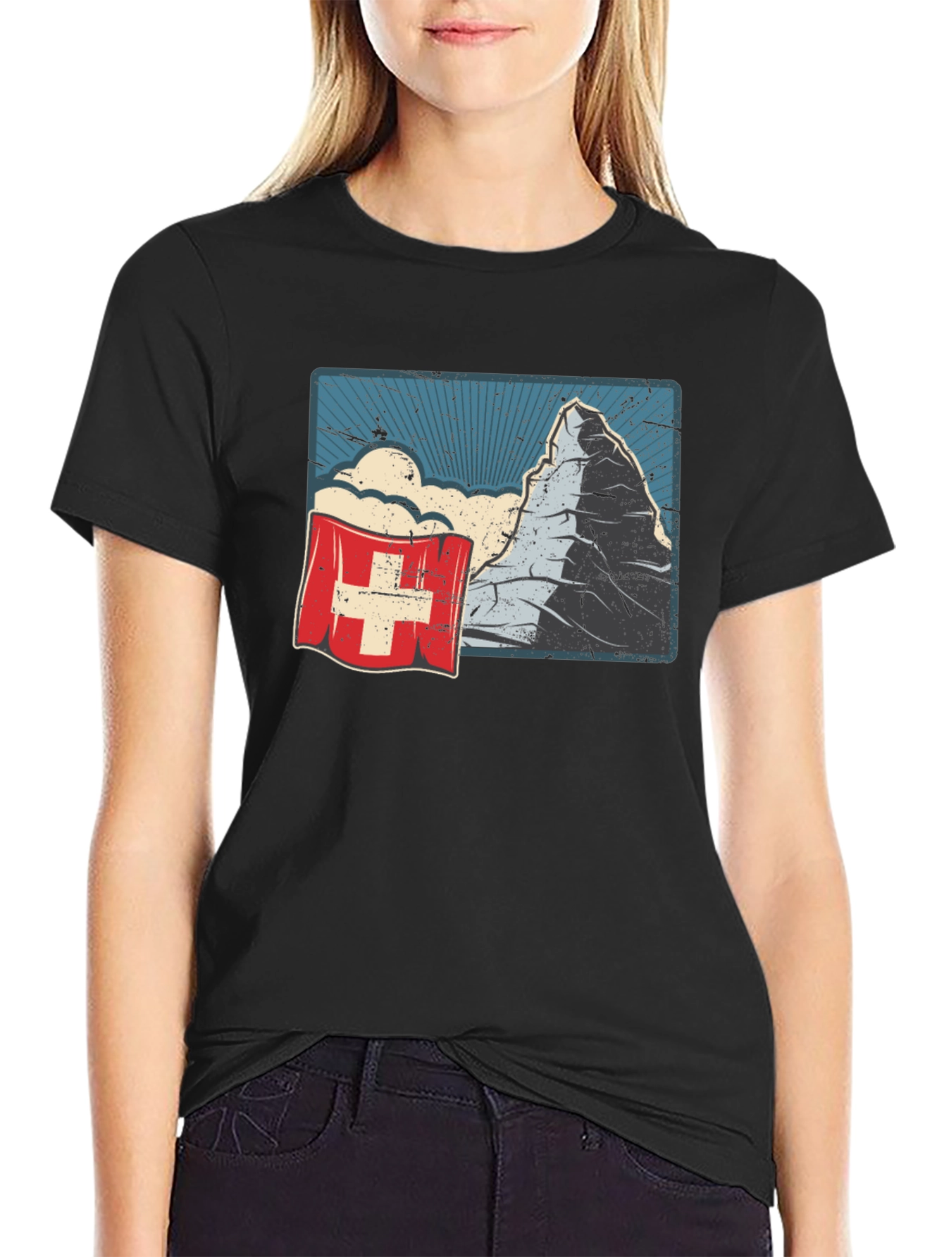 Swiss Mountain T-Shirt - Classic Design