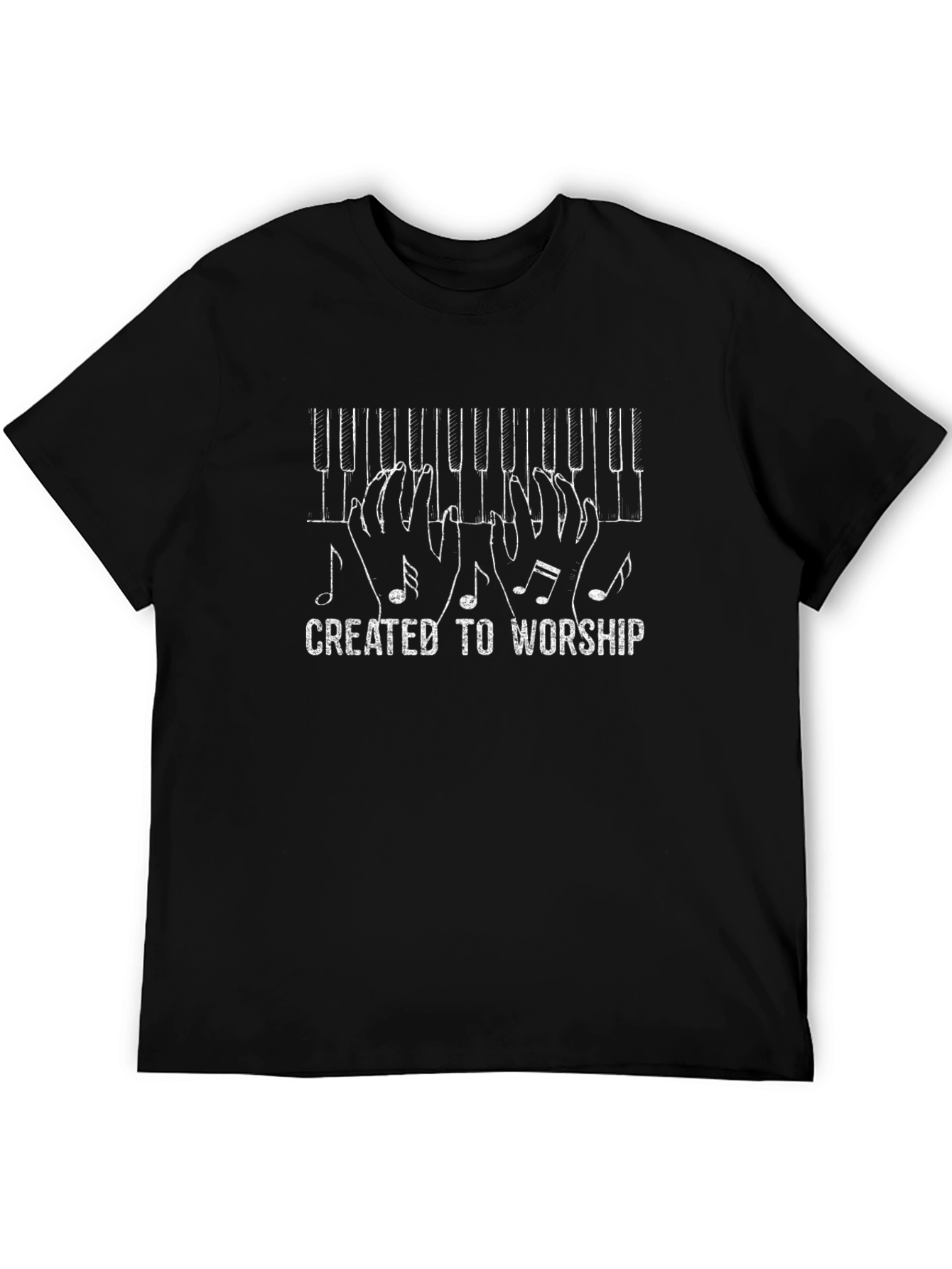Created To Worship Piano T-Shirt