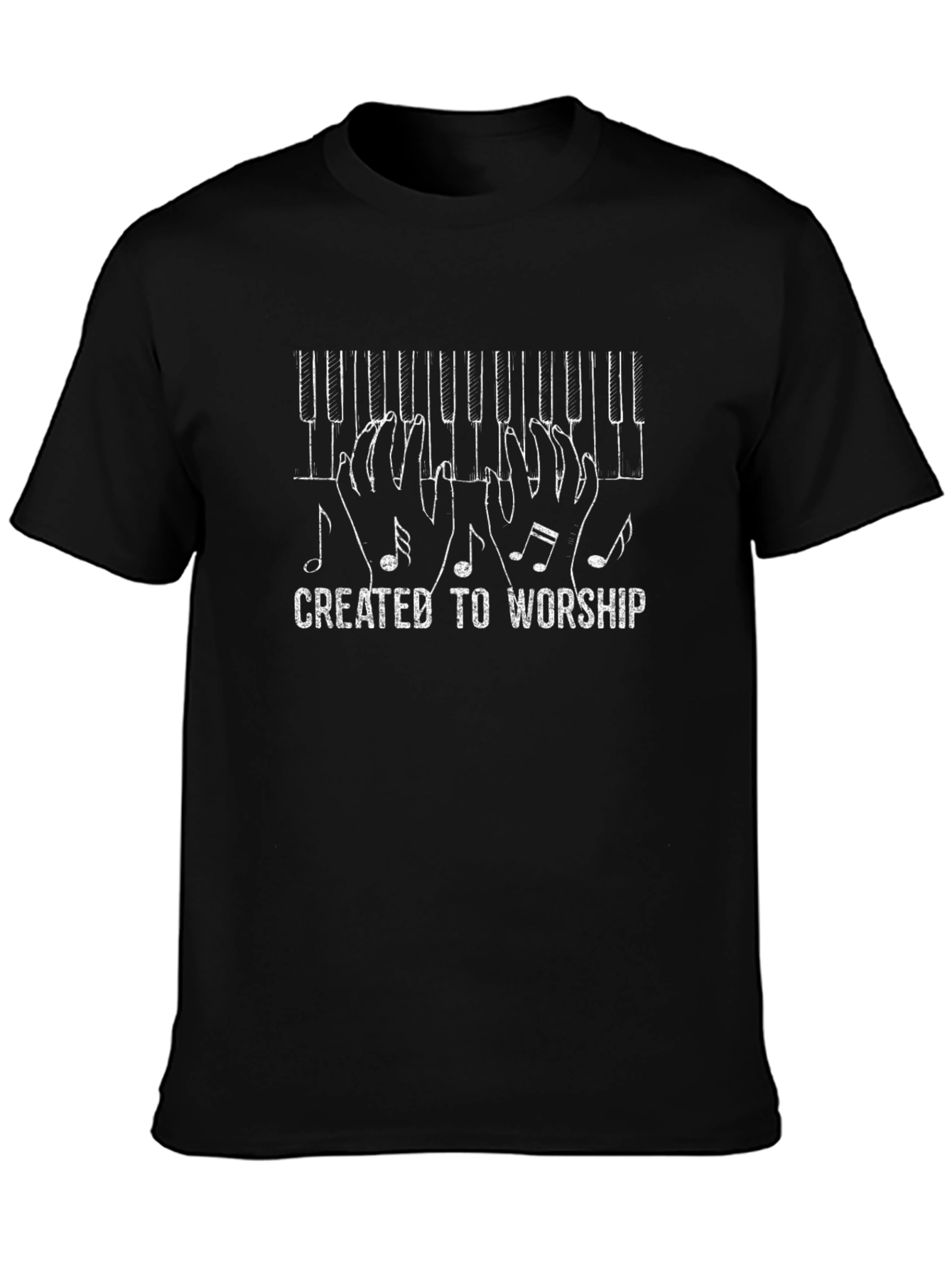 Created To Worship Piano T-Shirt