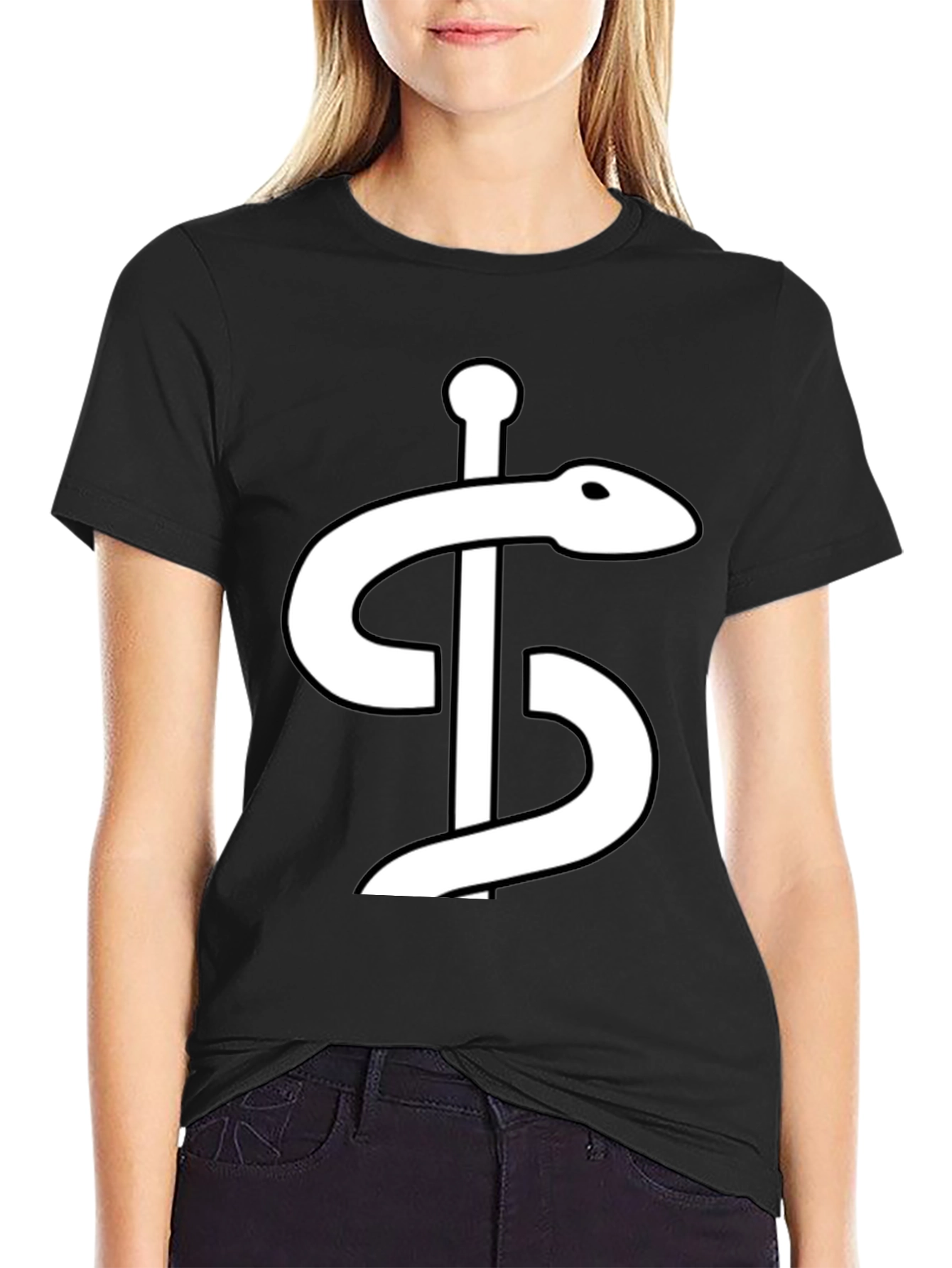 Caduceus Graphic Tee - Medical Symbol Shirt