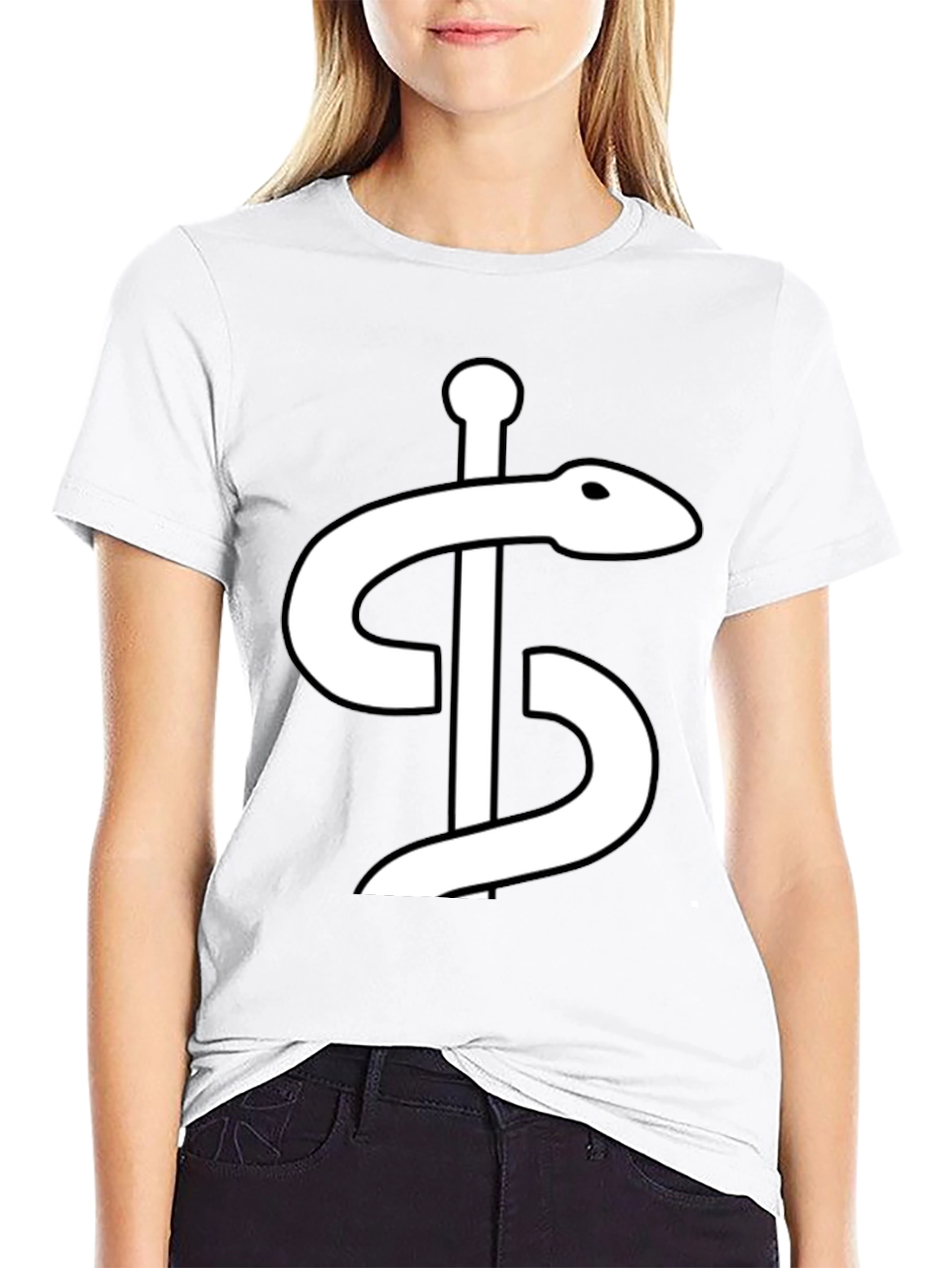 Caduceus Graphic Tee - Medical Symbol Shirt