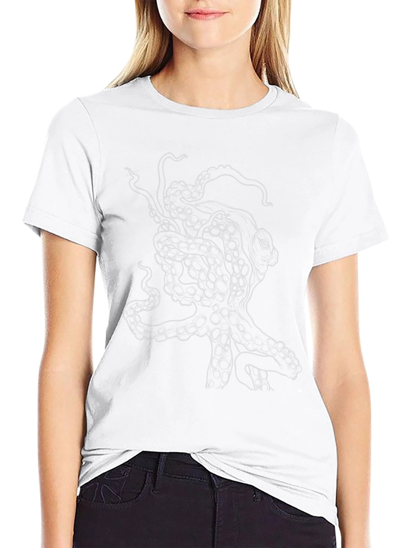 Tentacle Graphic Tee - Unique Kraken Design