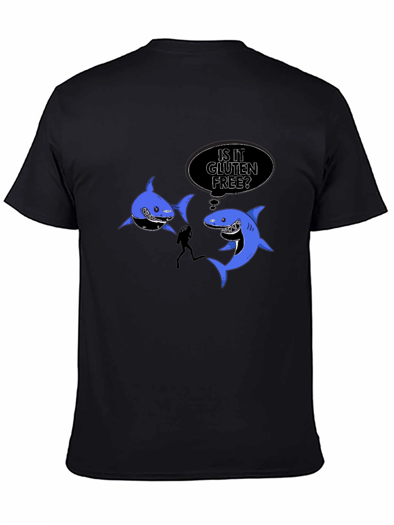 Funny Shark Gluten Free T-Shirt
