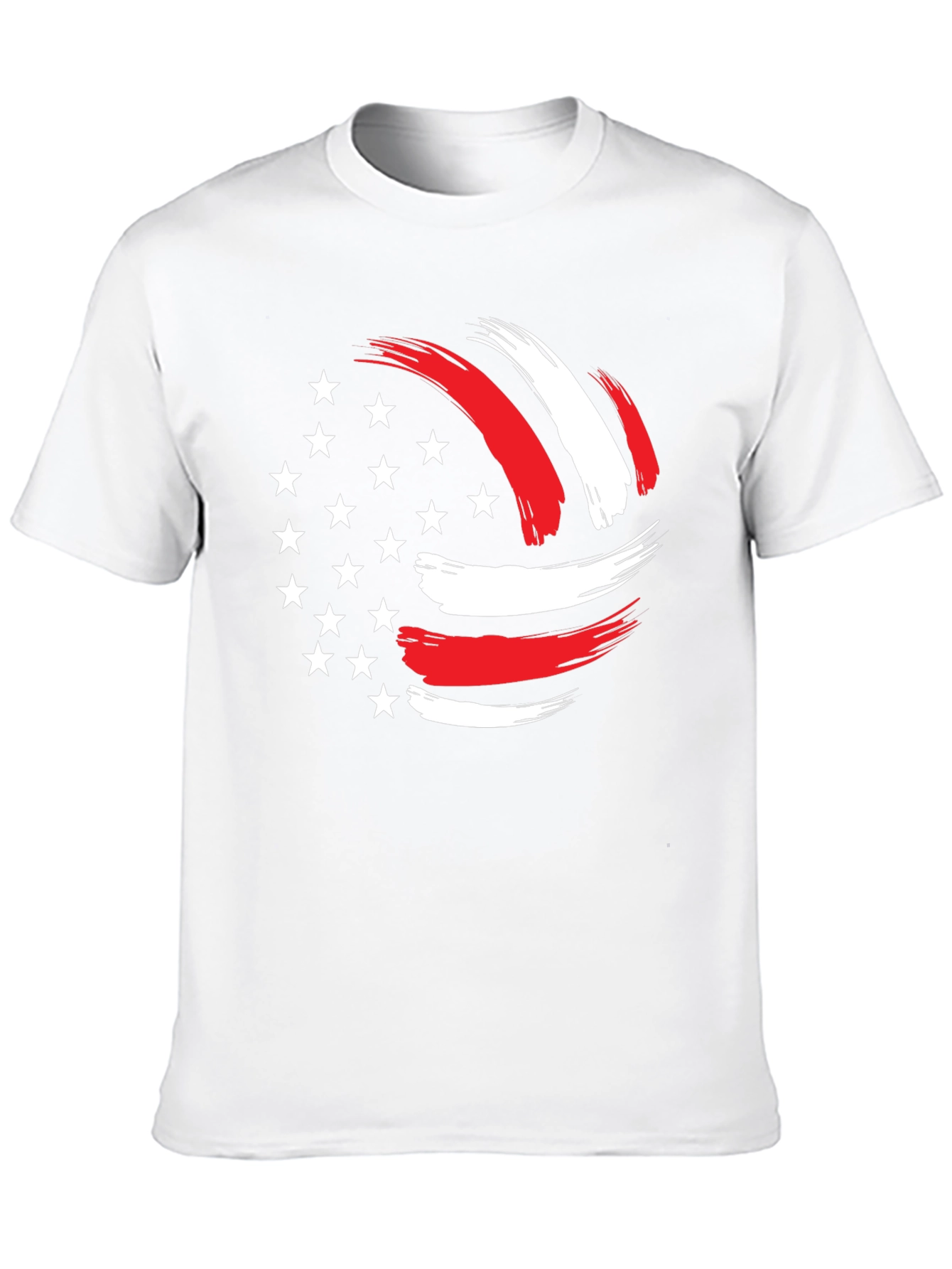 Patriotic USA Volleyball T-Shirt