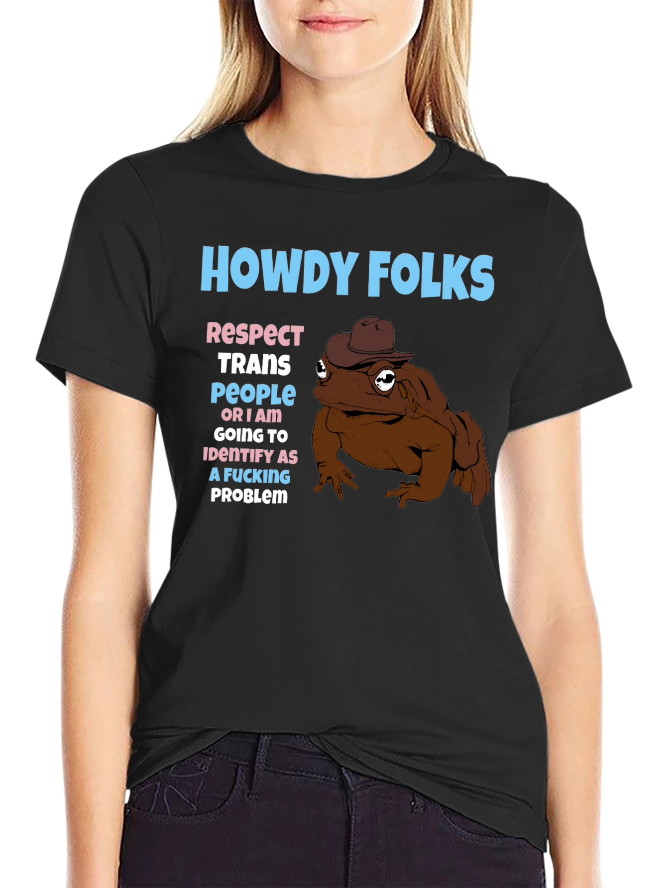 Howdy Folks Frog Graphic Tee