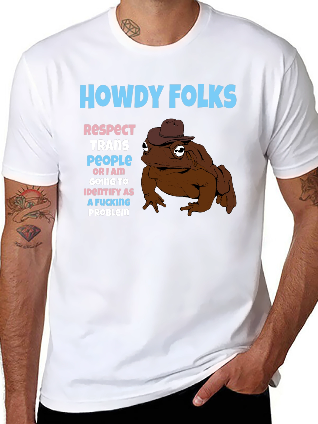 Howdy Folks Frog Graphic Tee