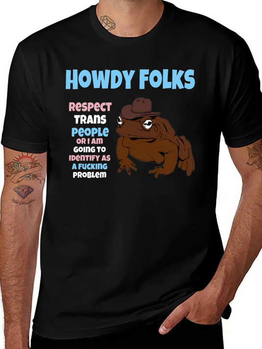 Howdy Folks Frog Graphic Tee