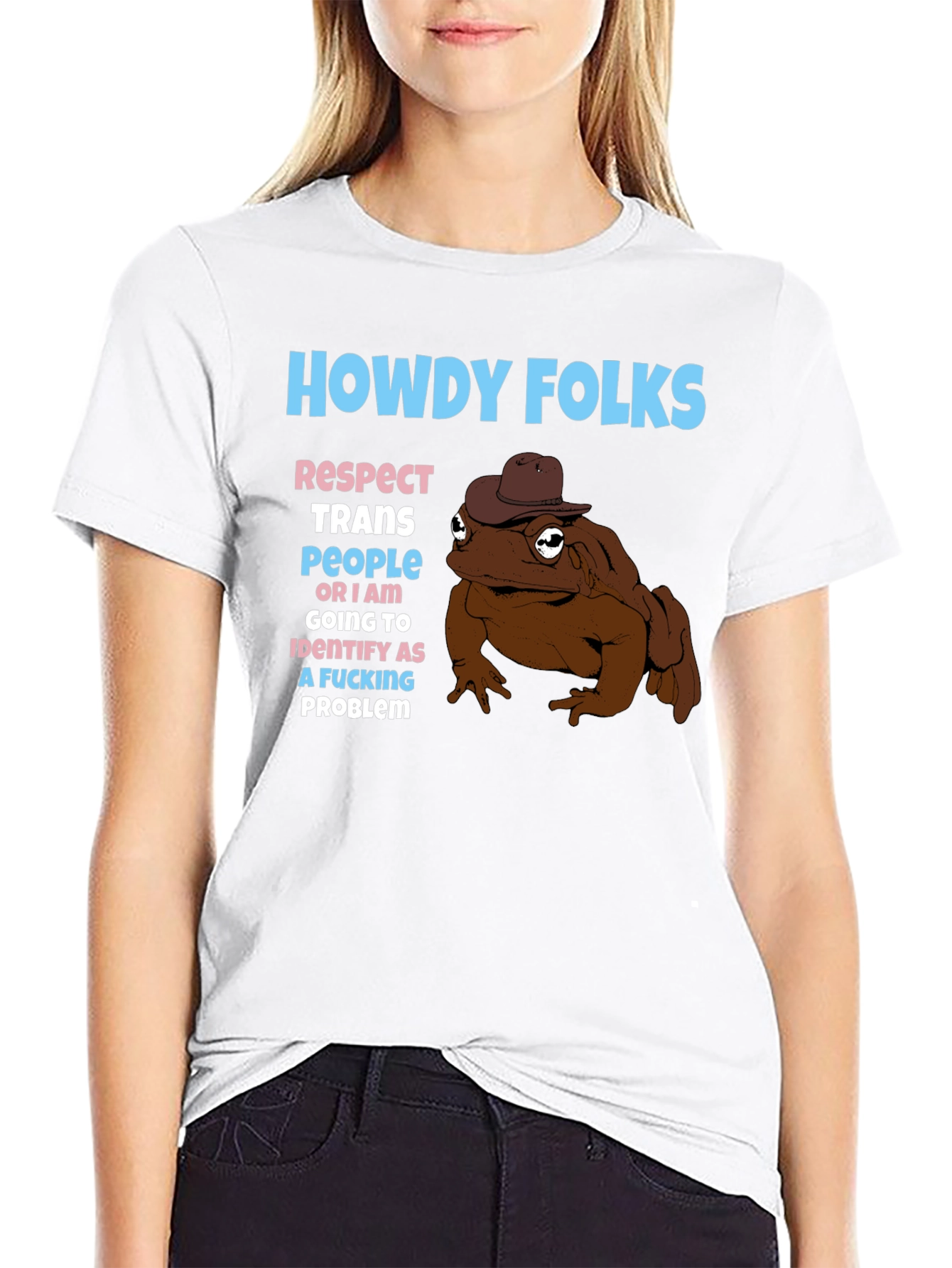 Howdy Folks Frog Graphic Tee
