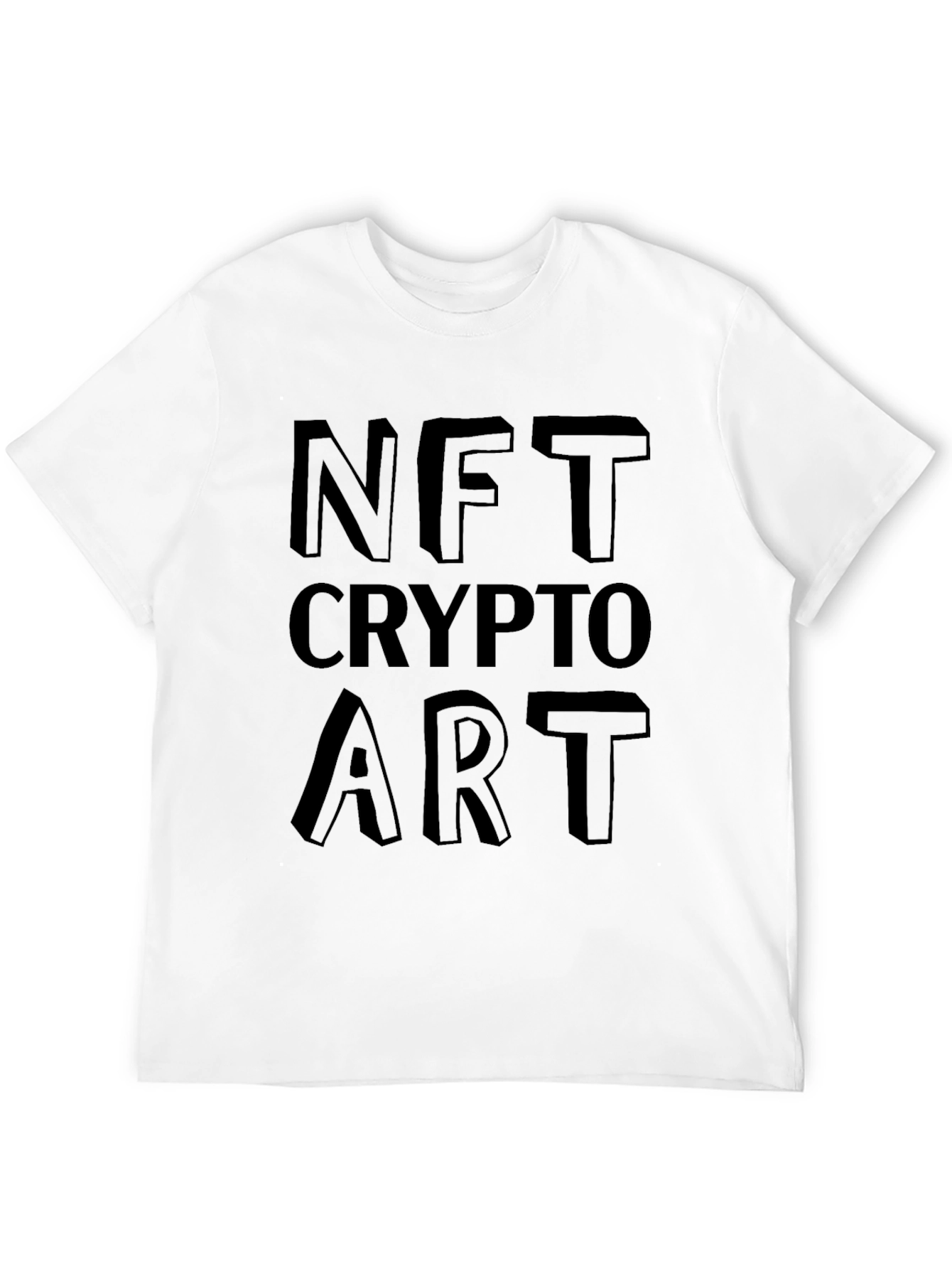 NFT Crypto Art Graphic Tee - Modern Style