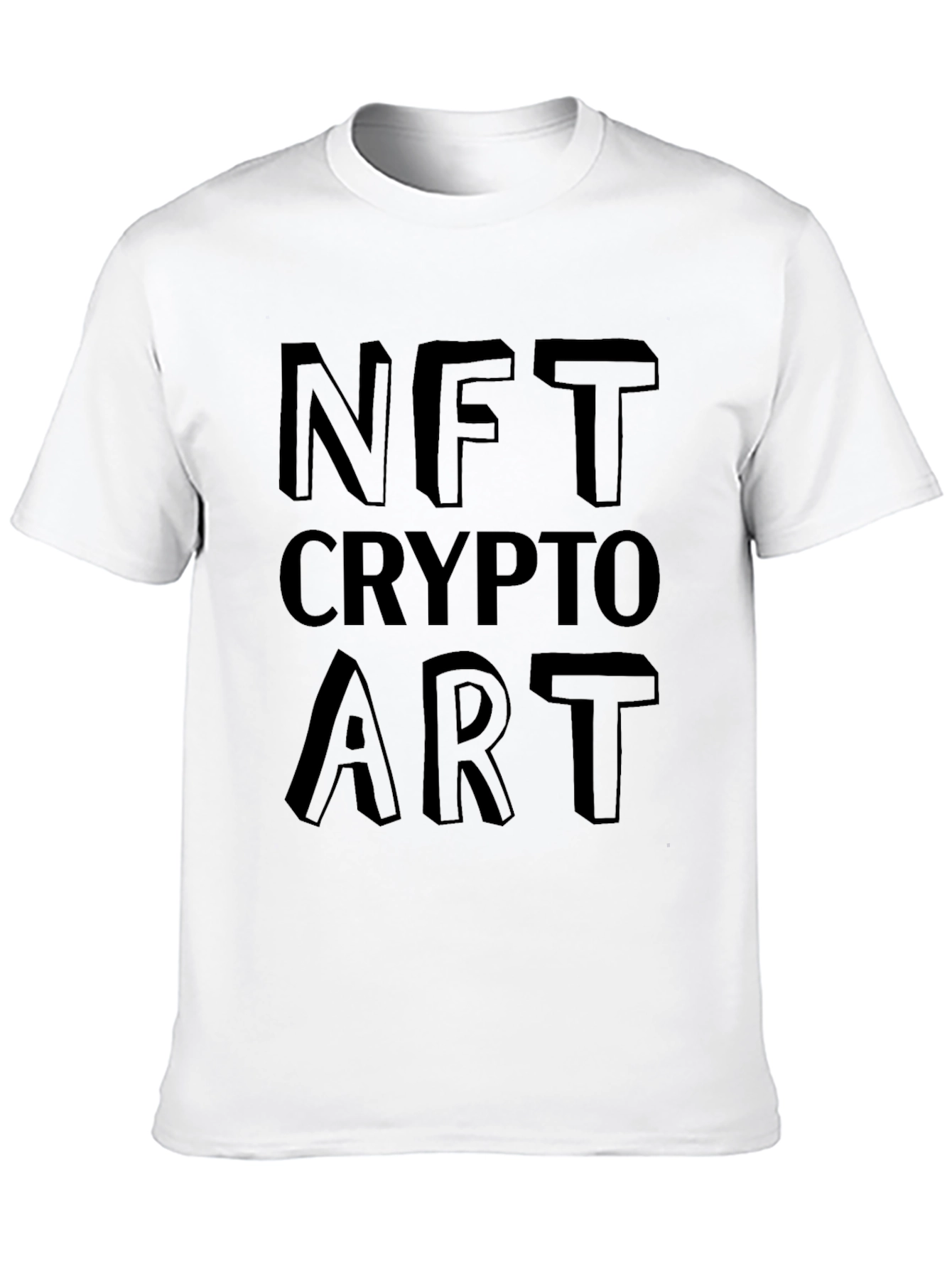 NFT Crypto Art Graphic Tee - Modern Style