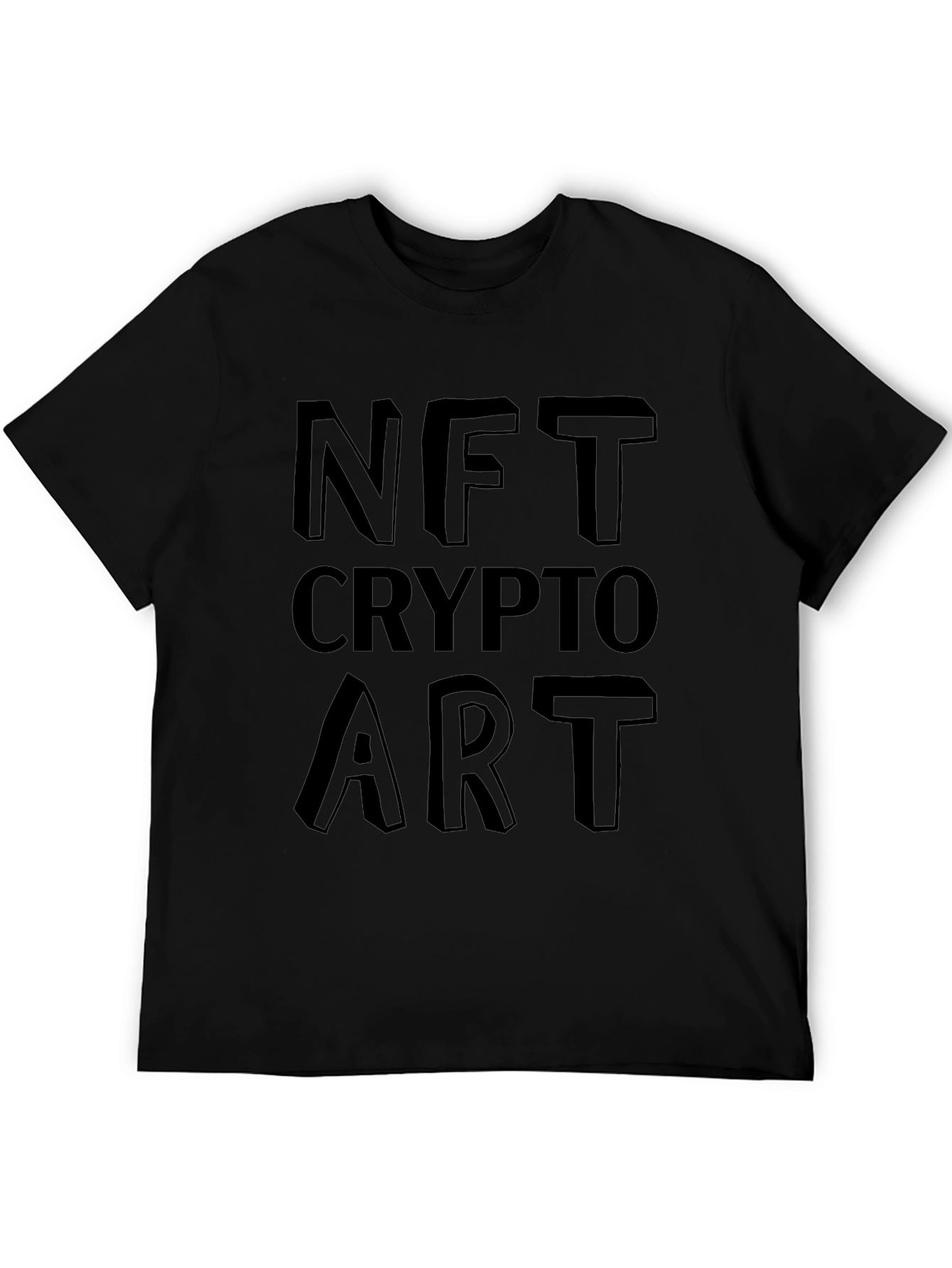 NFT Crypto Art Graphic Tee - Modern Style