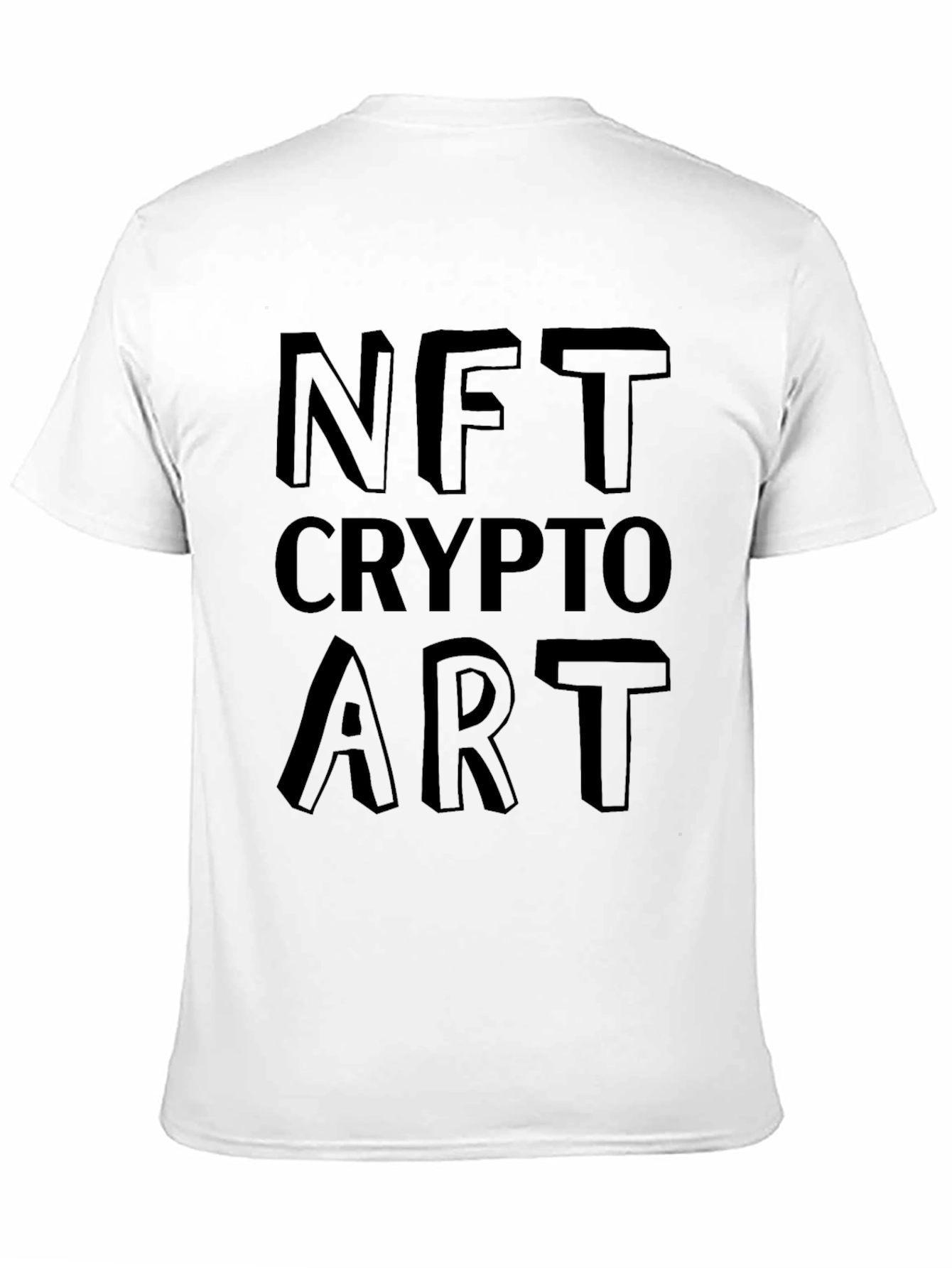 NFT Crypto Art Graphic Tee - Modern Style