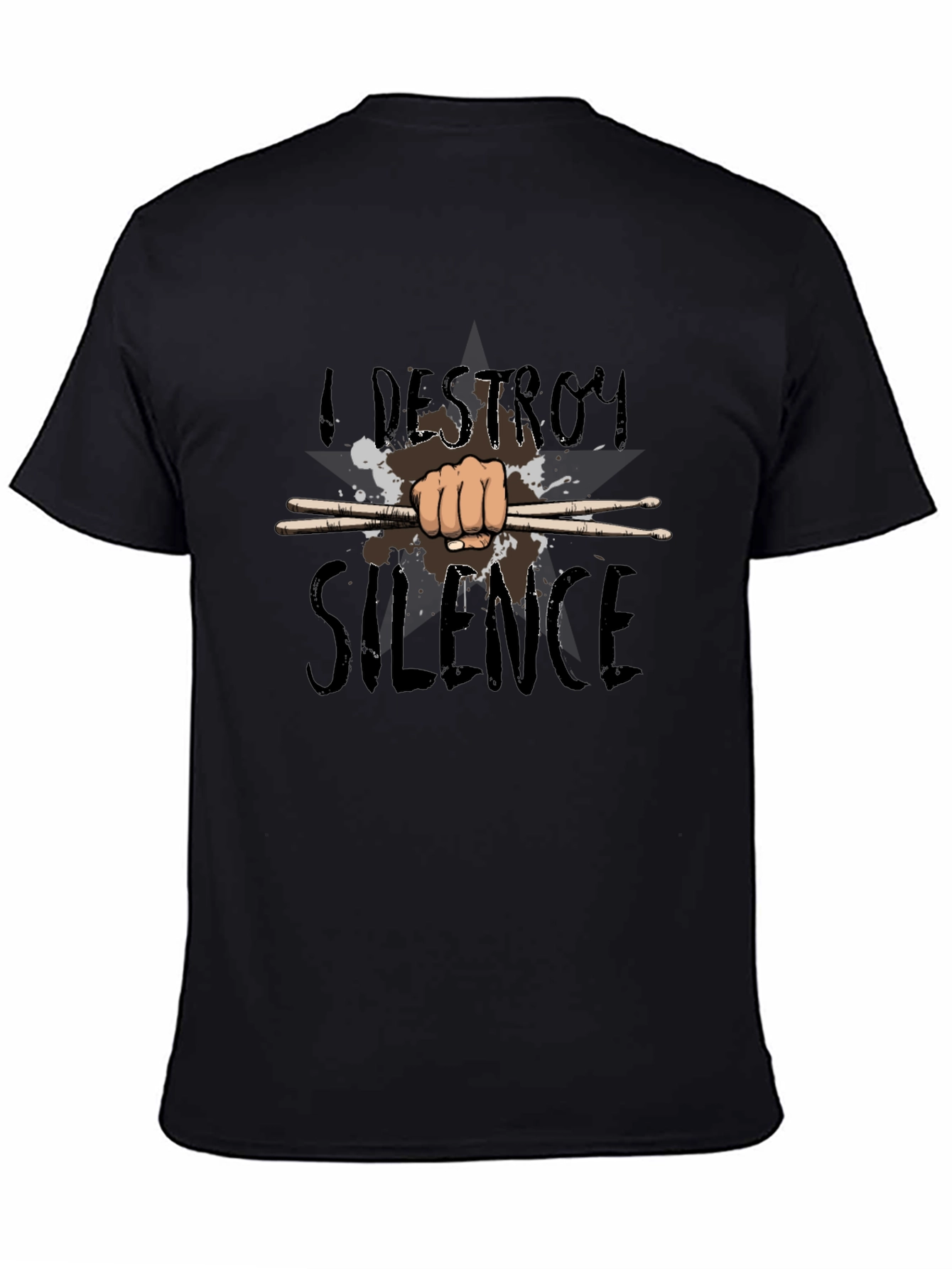 Destroy Silence Drummer T-Shirt