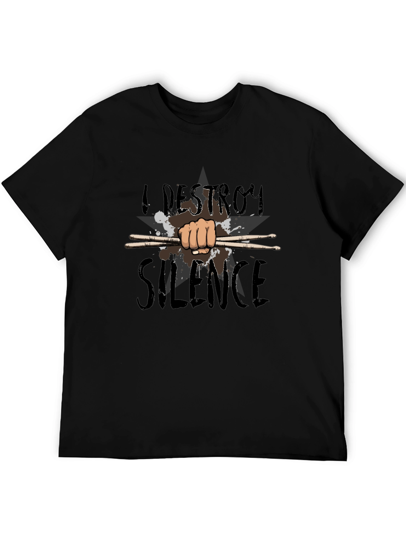 Destroy Silence Drummer T-Shirt