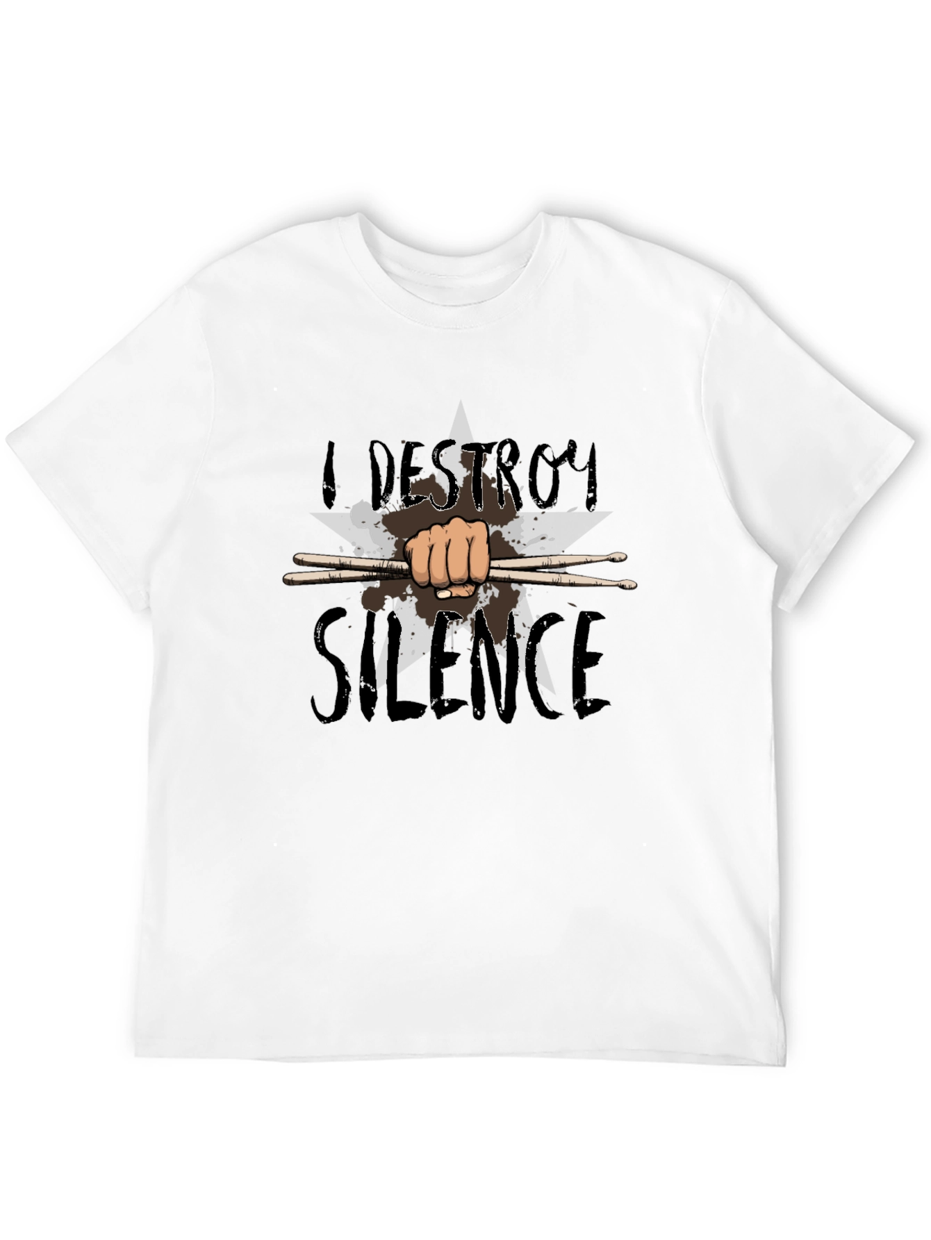 Destroy Silence Drummer T-Shirt