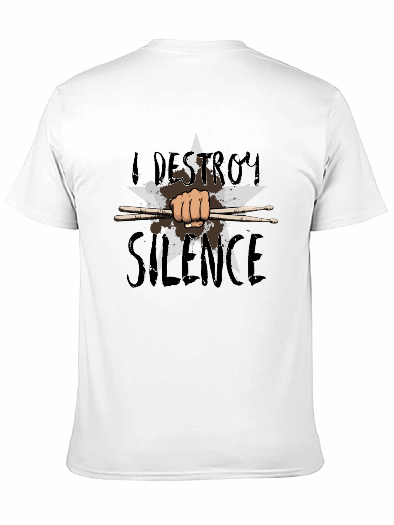 Destroy Silence Drummer T-Shirt