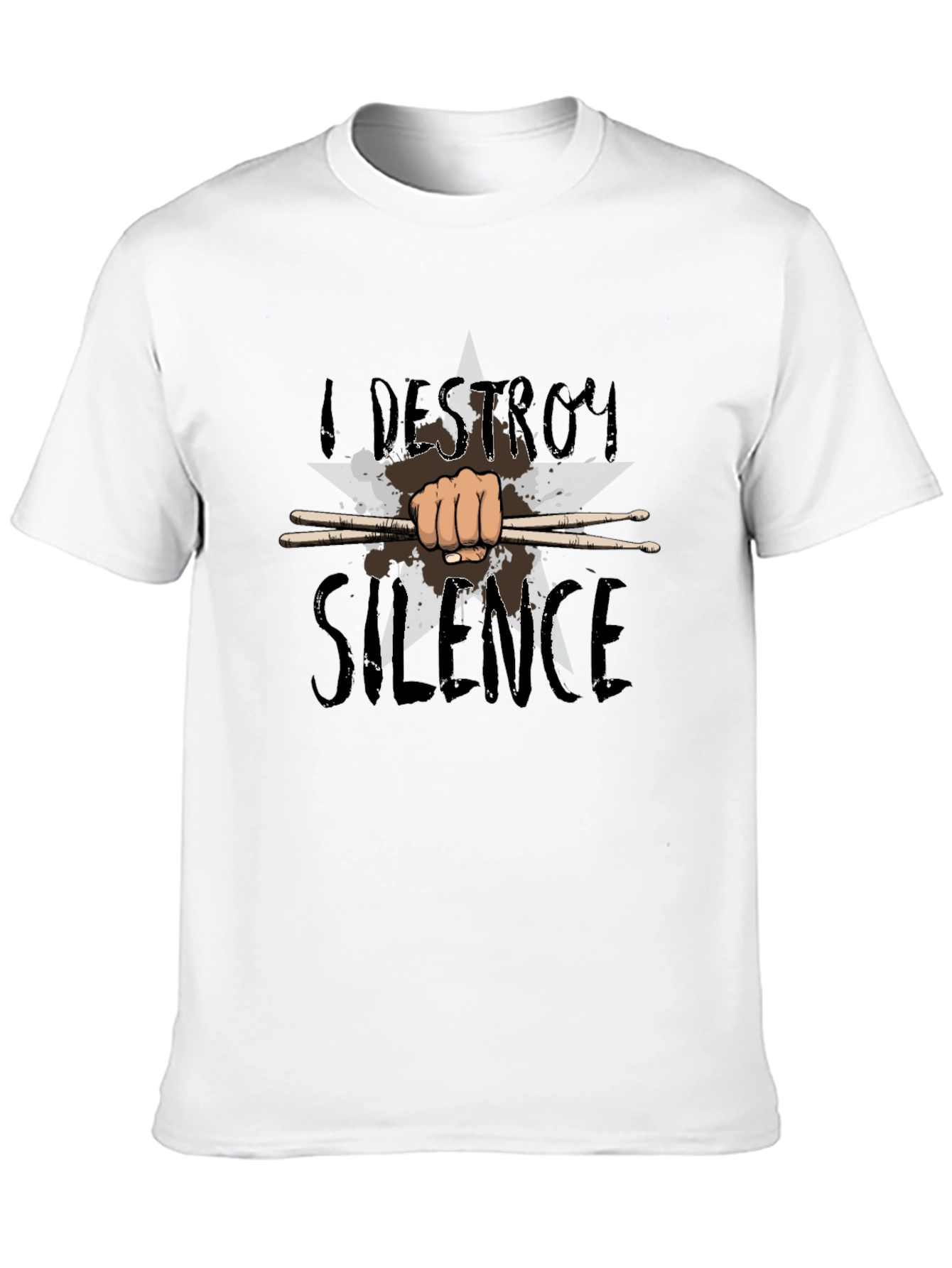 Destroy Silence Drummer T-Shirt