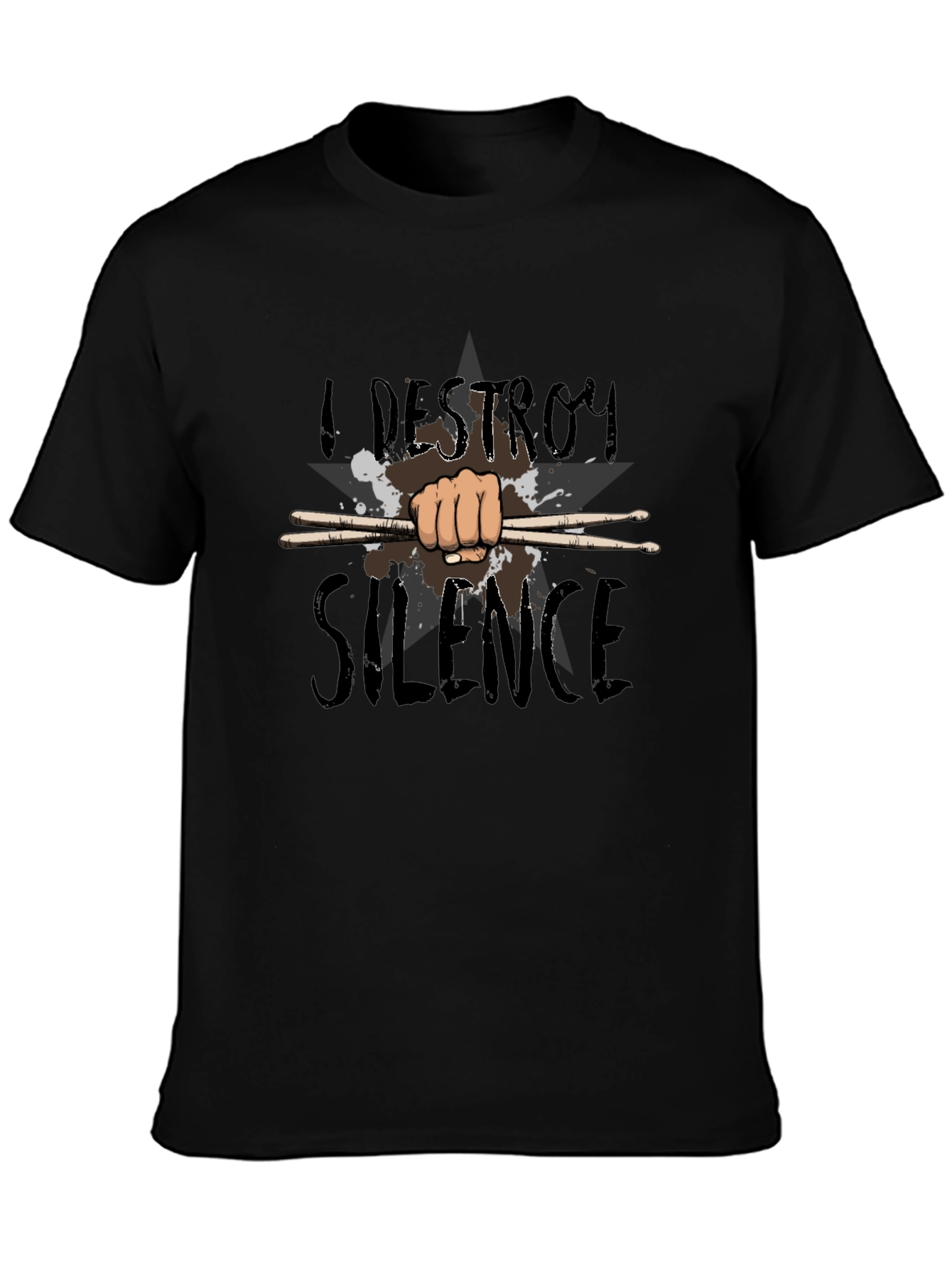 Destroy Silence Drummer T-Shirt