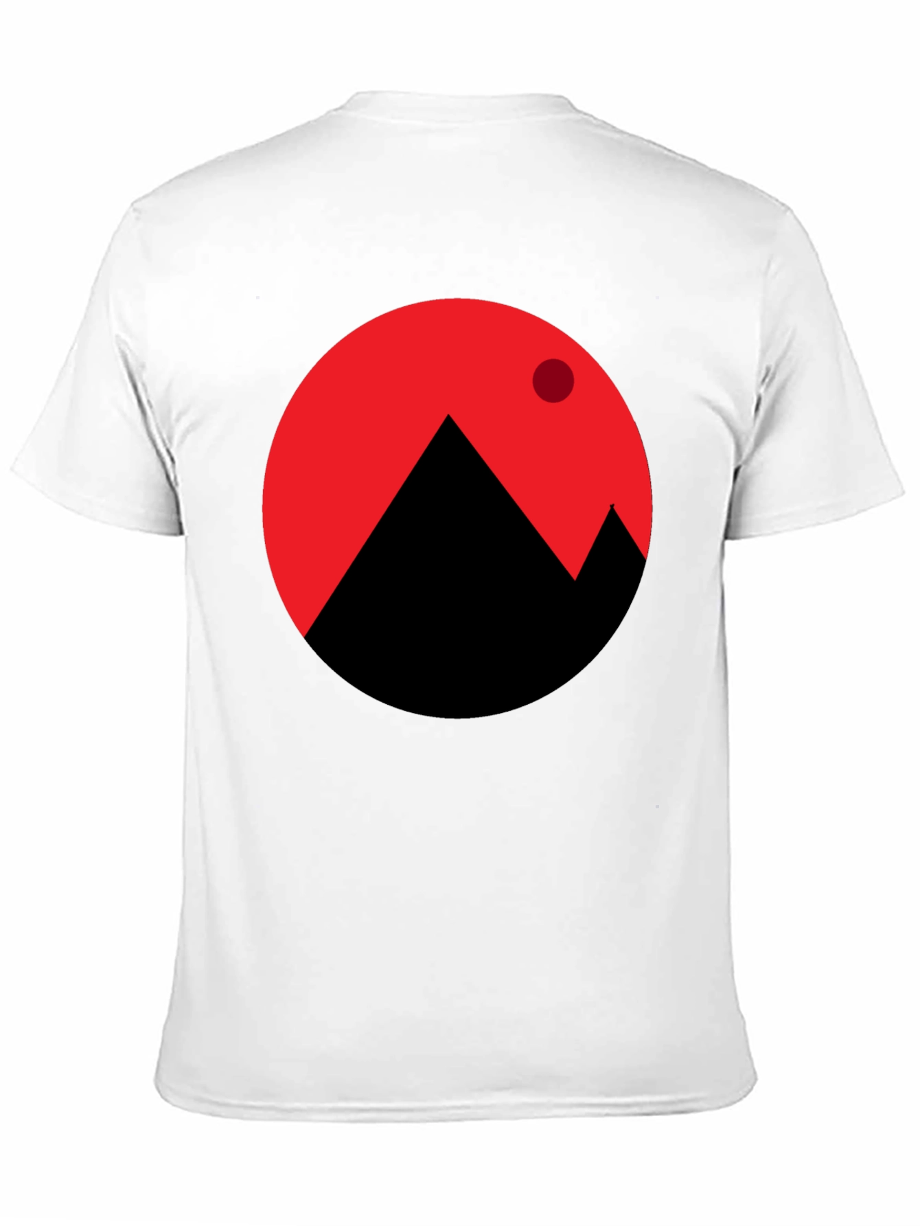 Modern Mountainscape Graphic T-Shirt