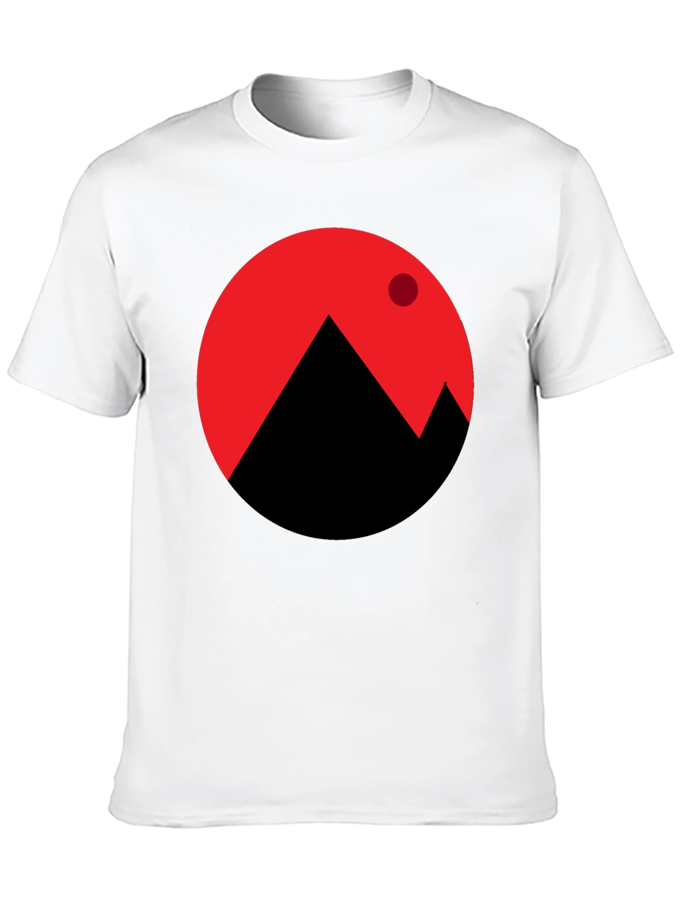 Modern Mountainscape Graphic T-Shirt
