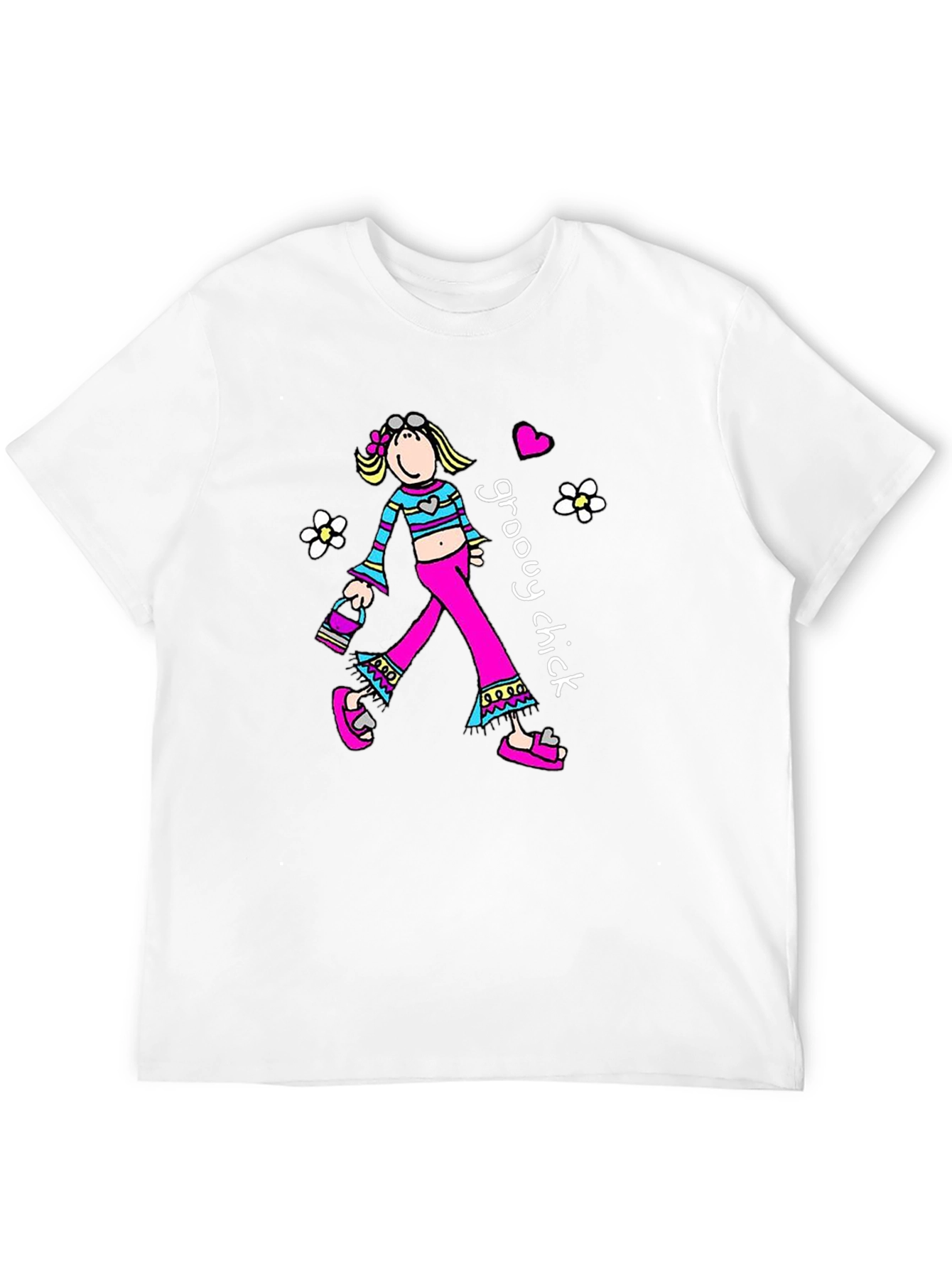 Groovy Chick Graphic T-Shirt