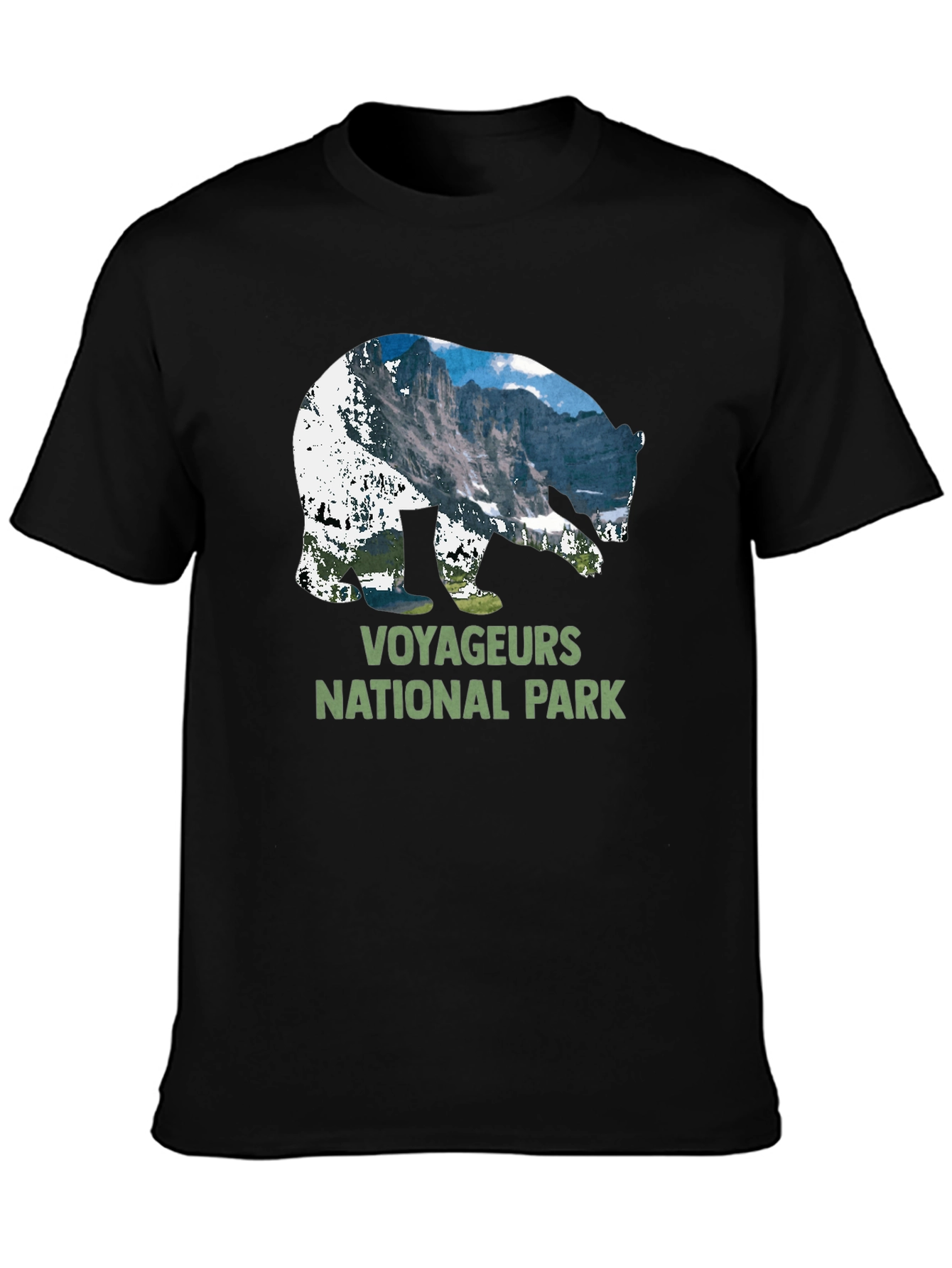 Voyageurs National Park Bear Silhouette T-Shirt