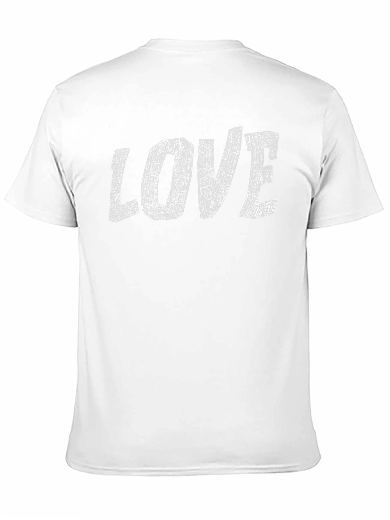 Love Graphic Print Black Cotton T-Shirt