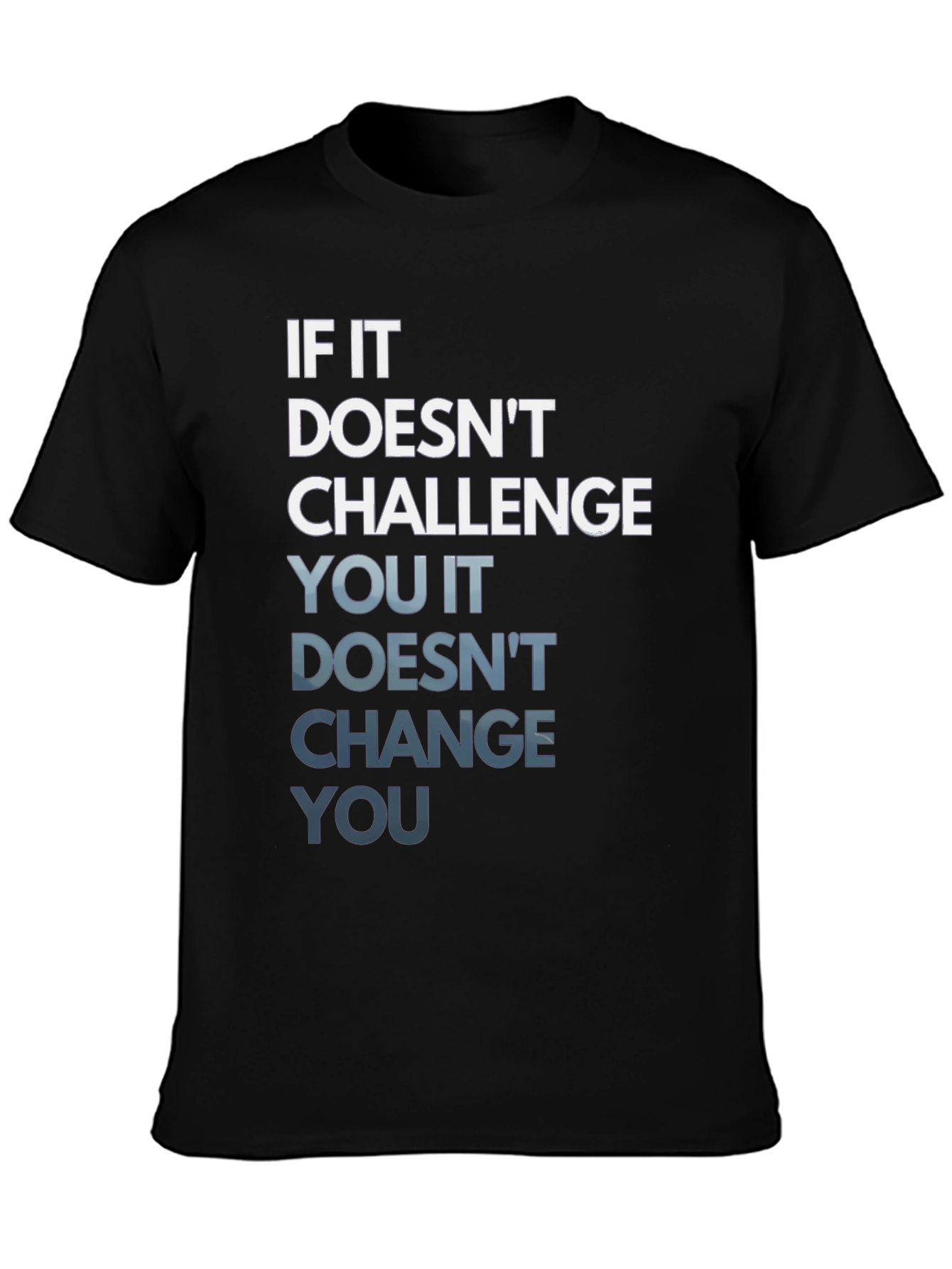 Motivational If It Doesnt Challenge You T-Shirt