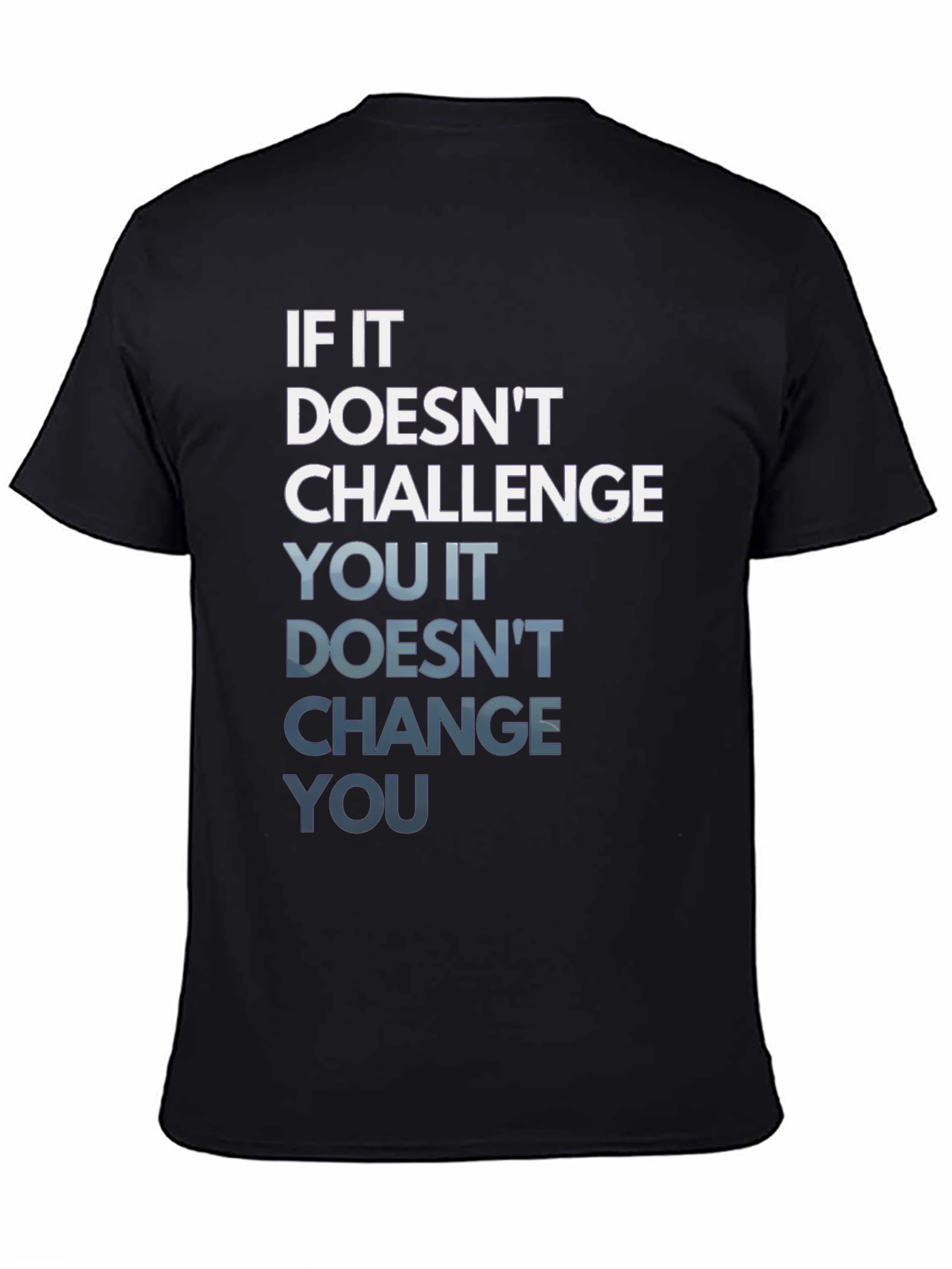 Motivational If It Doesnt Challenge You T-Shirt