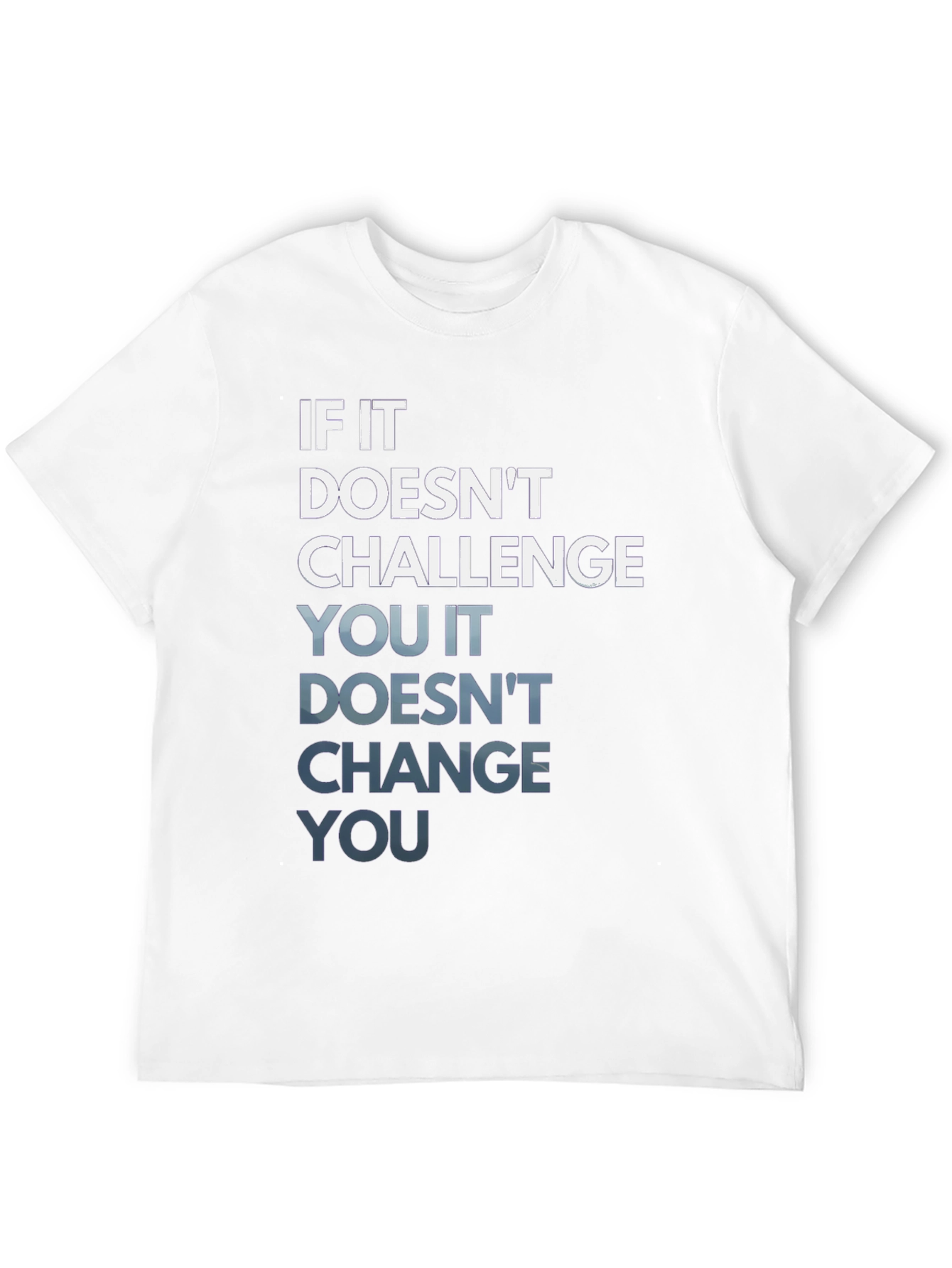 Motivational If It Doesnt Challenge You T-Shirt