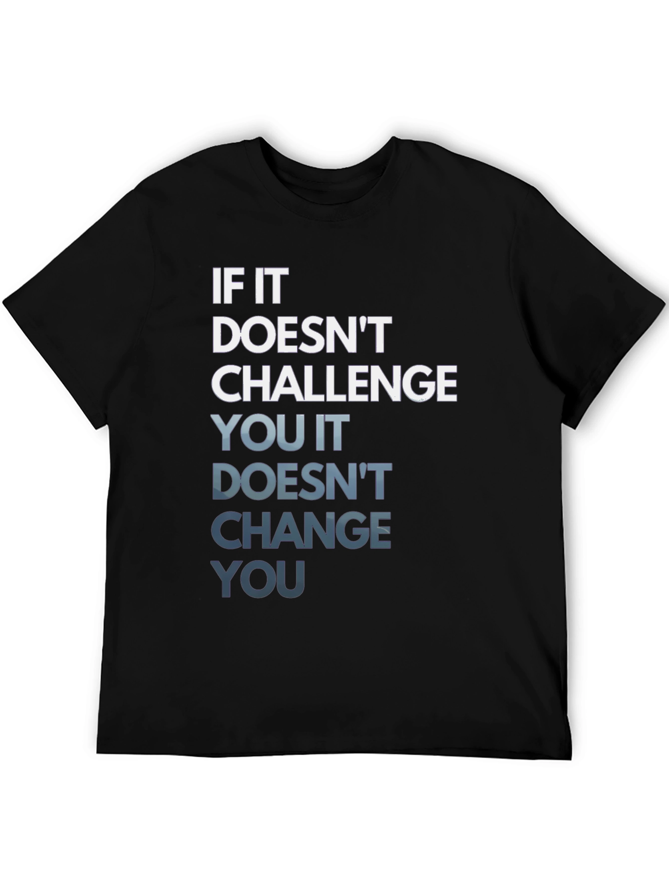 Motivational If It Doesnt Challenge You T-Shirt