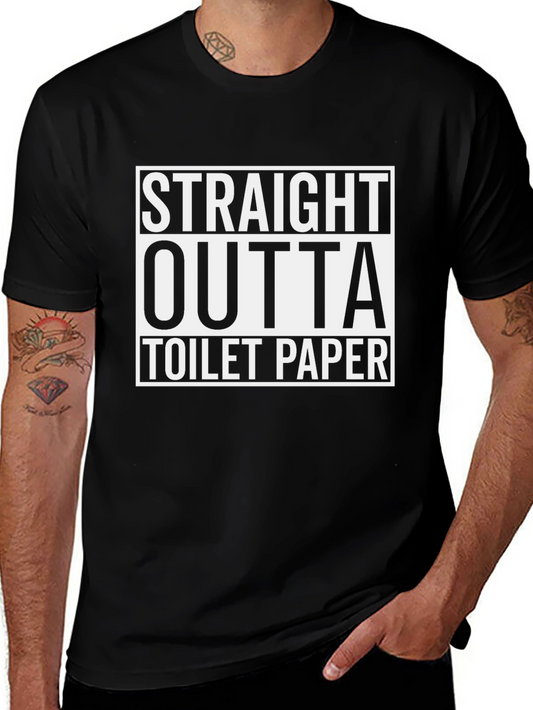 Straight Outta Toilet Paper Graphic Tee