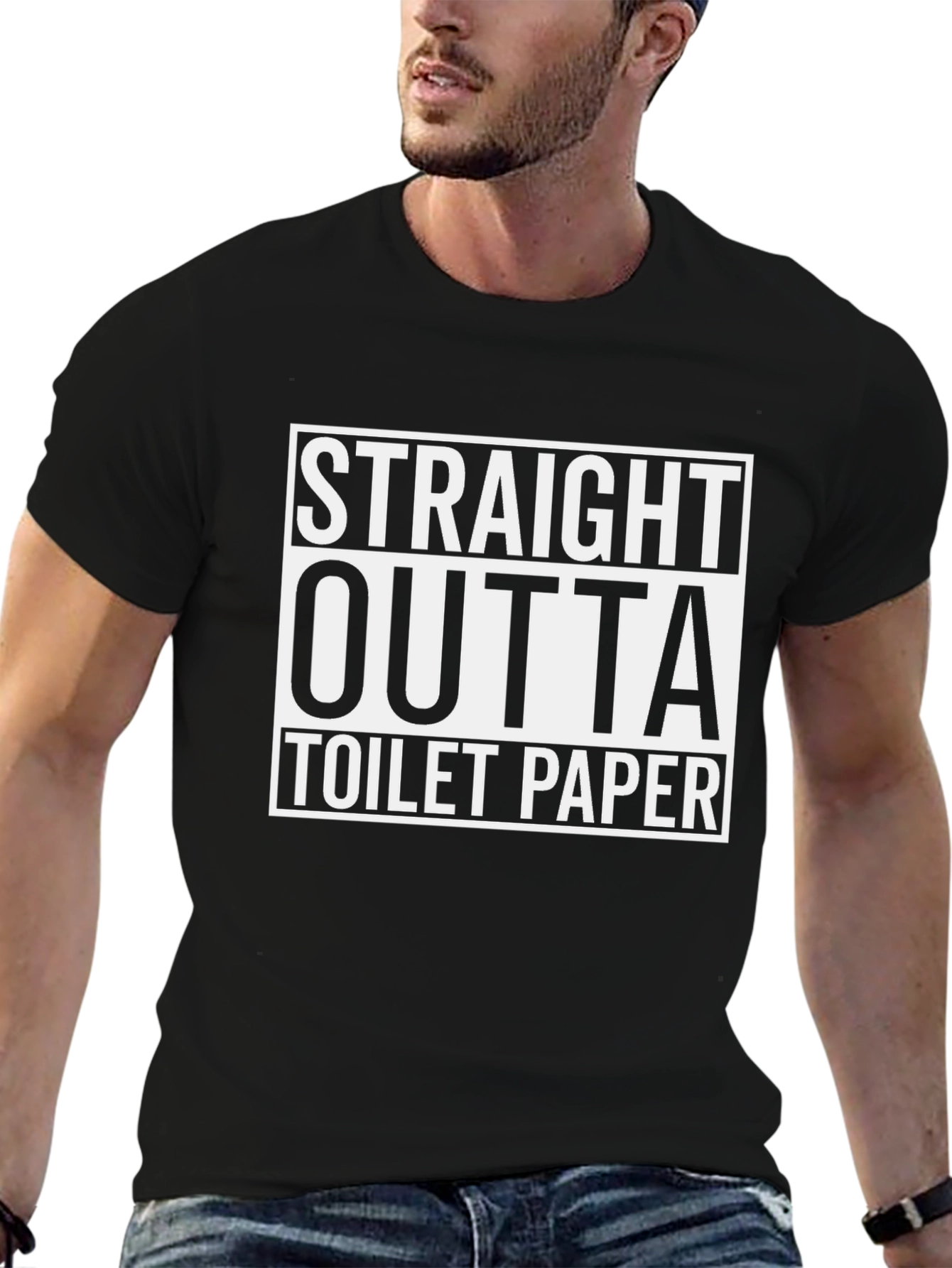 Straight Outta Toilet Paper Graphic Tee