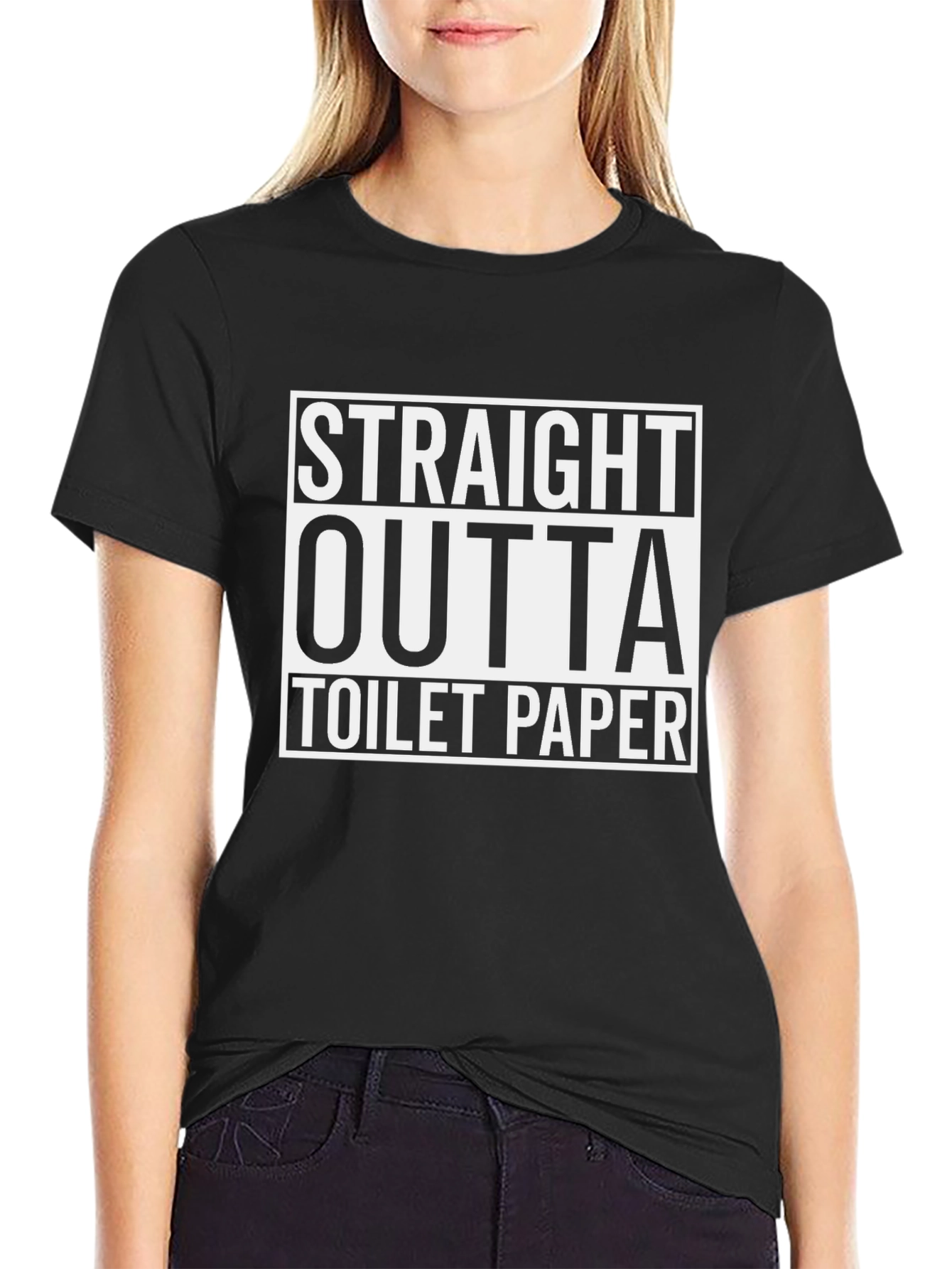 Straight Outta Toilet Paper Graphic Tee
